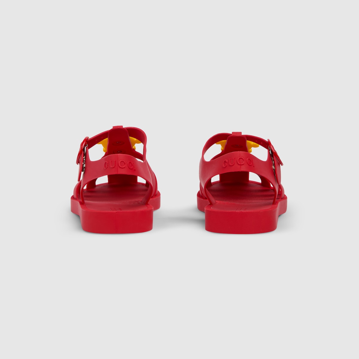 Children's sandals in red rubber - thumbnail 2