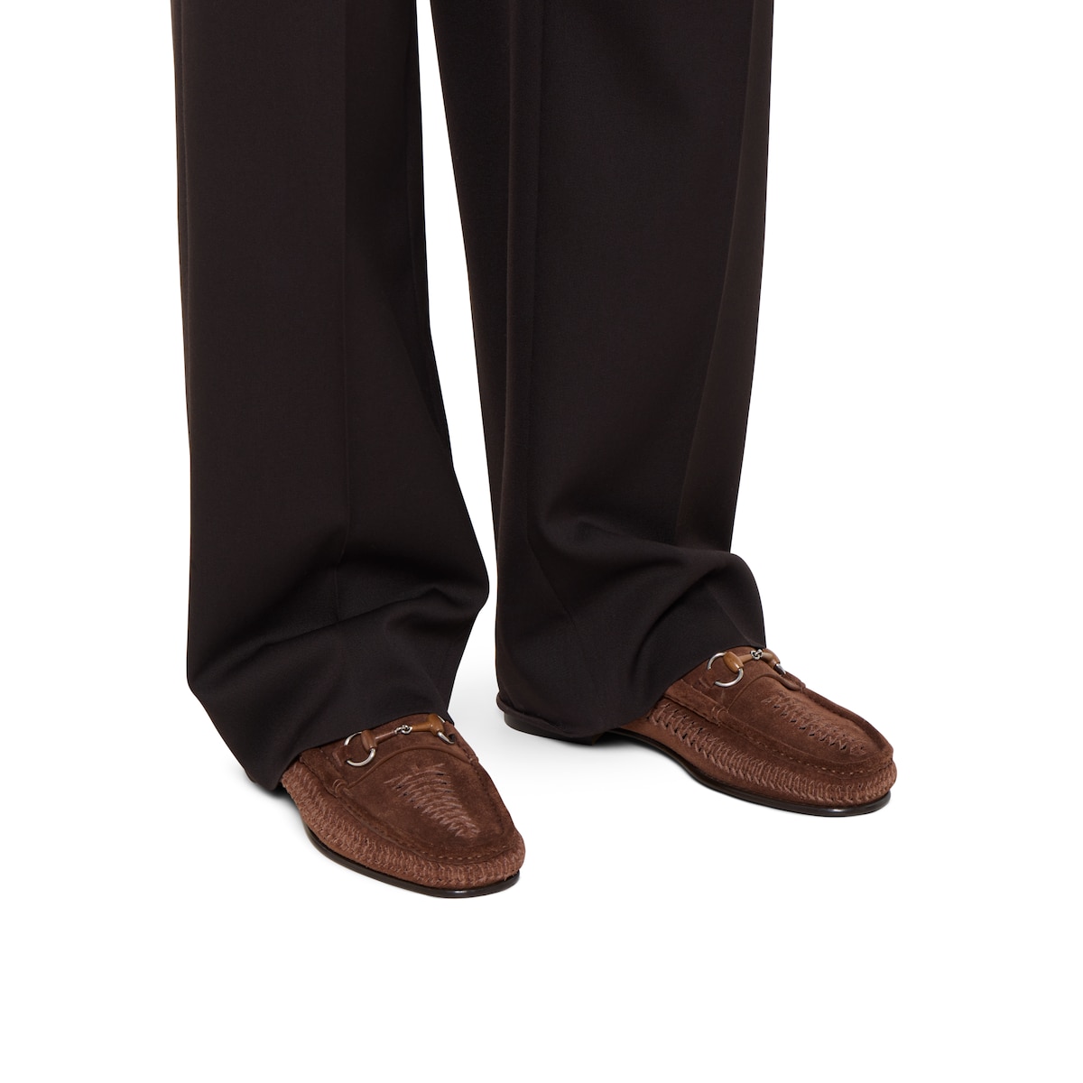 Men's Horsebit 1953 loafer in brown suede - thumbnail 2