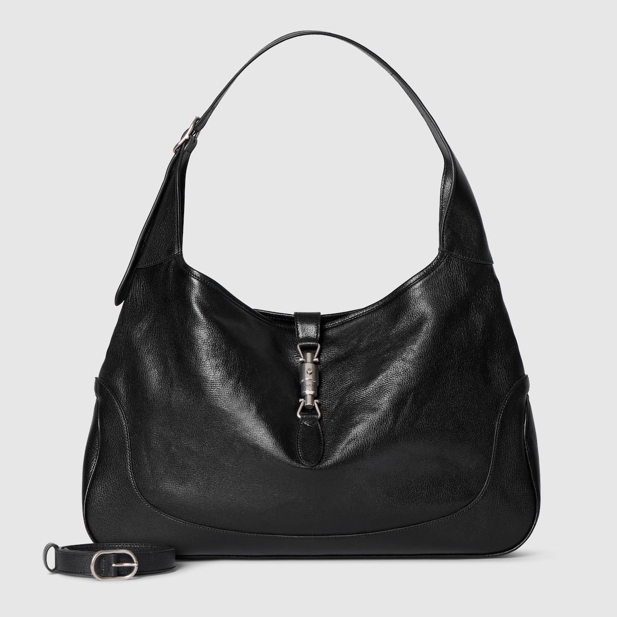 GUCCI 　ジャッキー　ショルダーバッグ　ハンドバッグ グッチ ジャッキー 1961〕ラージ クロスボディバッグ ・ブラック