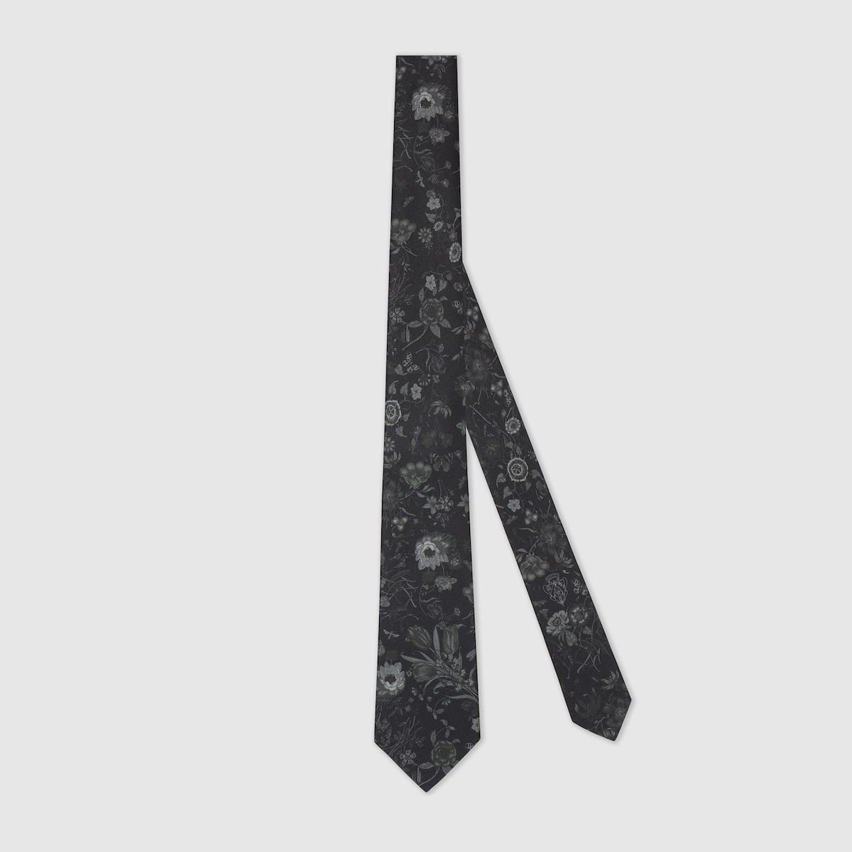 Printed silk tie in multicolor - thumbnail 6
