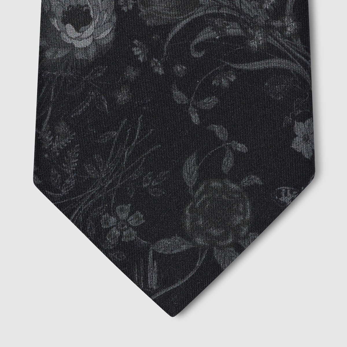 Printed silk tie in multicolor - thumbnail 5