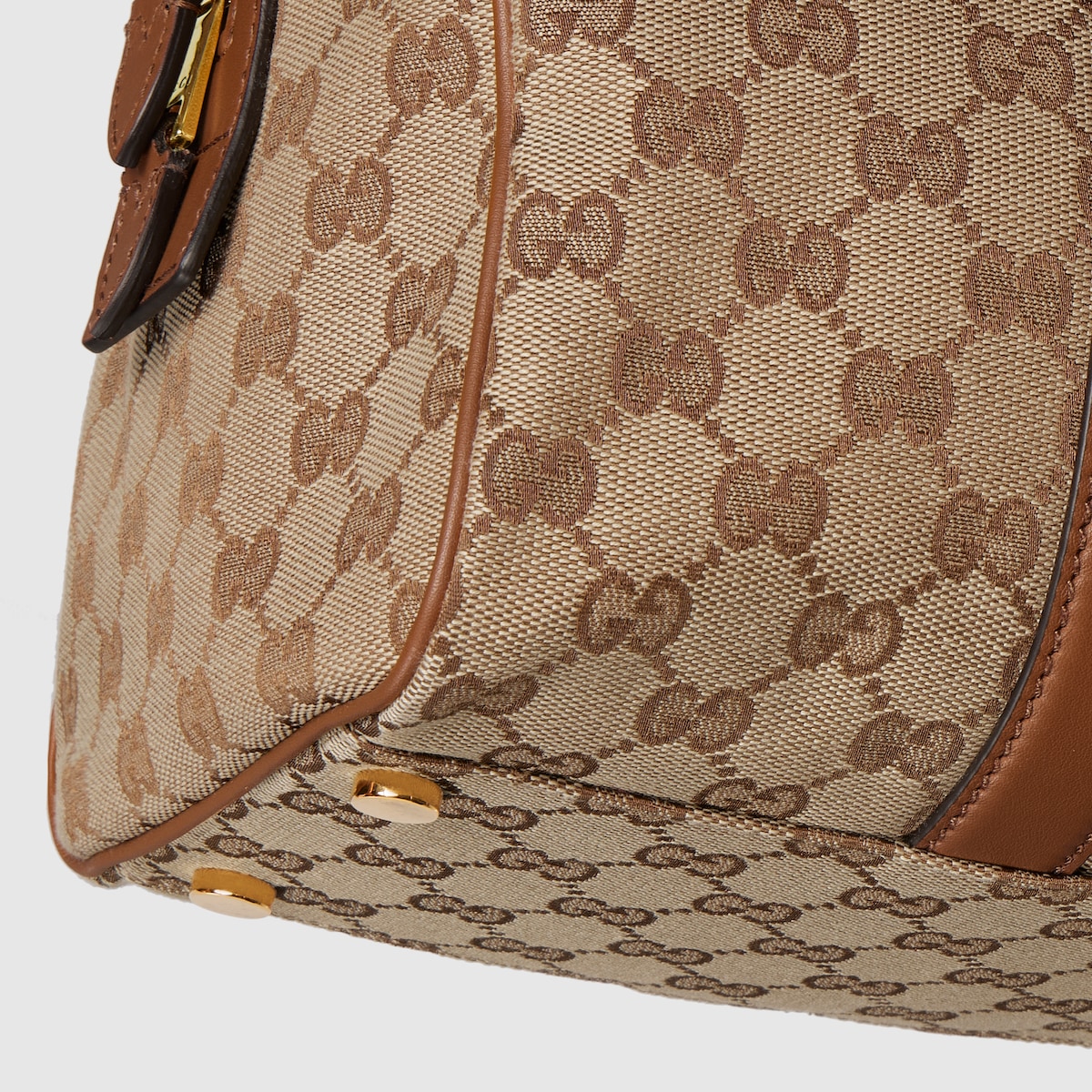 Ophidia medium boston bag in beige and brown GG canvas | GUCCI® US
