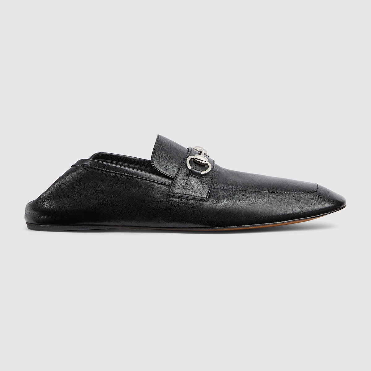 Men's Ragazzo loafer in black embossed GG leather - thumbnail 10