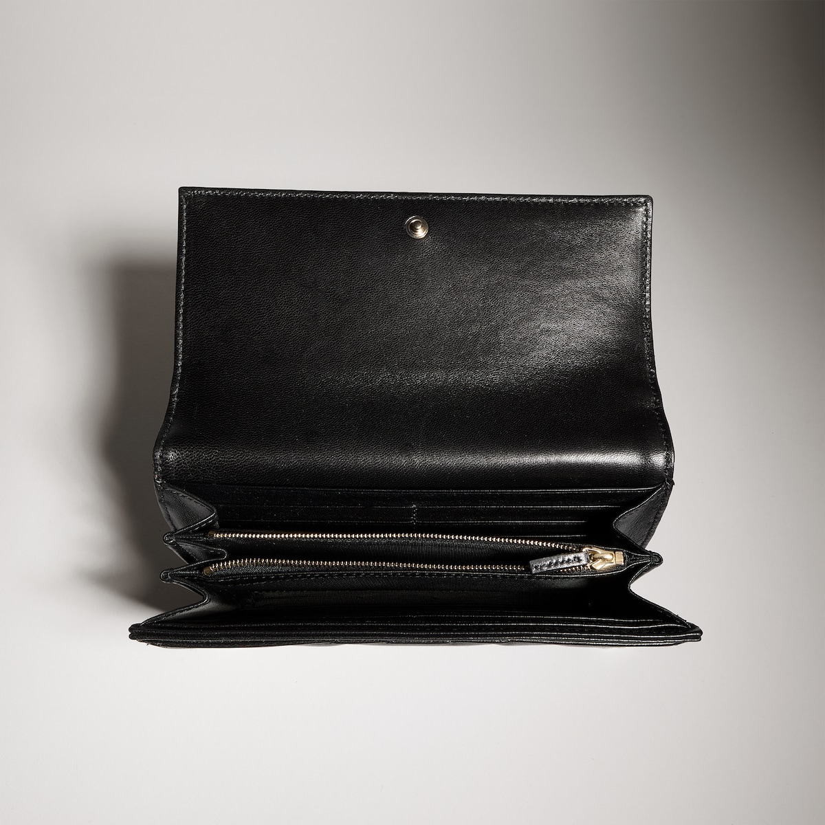 GG Marmont continental wallet in black leather - thumbnail 3