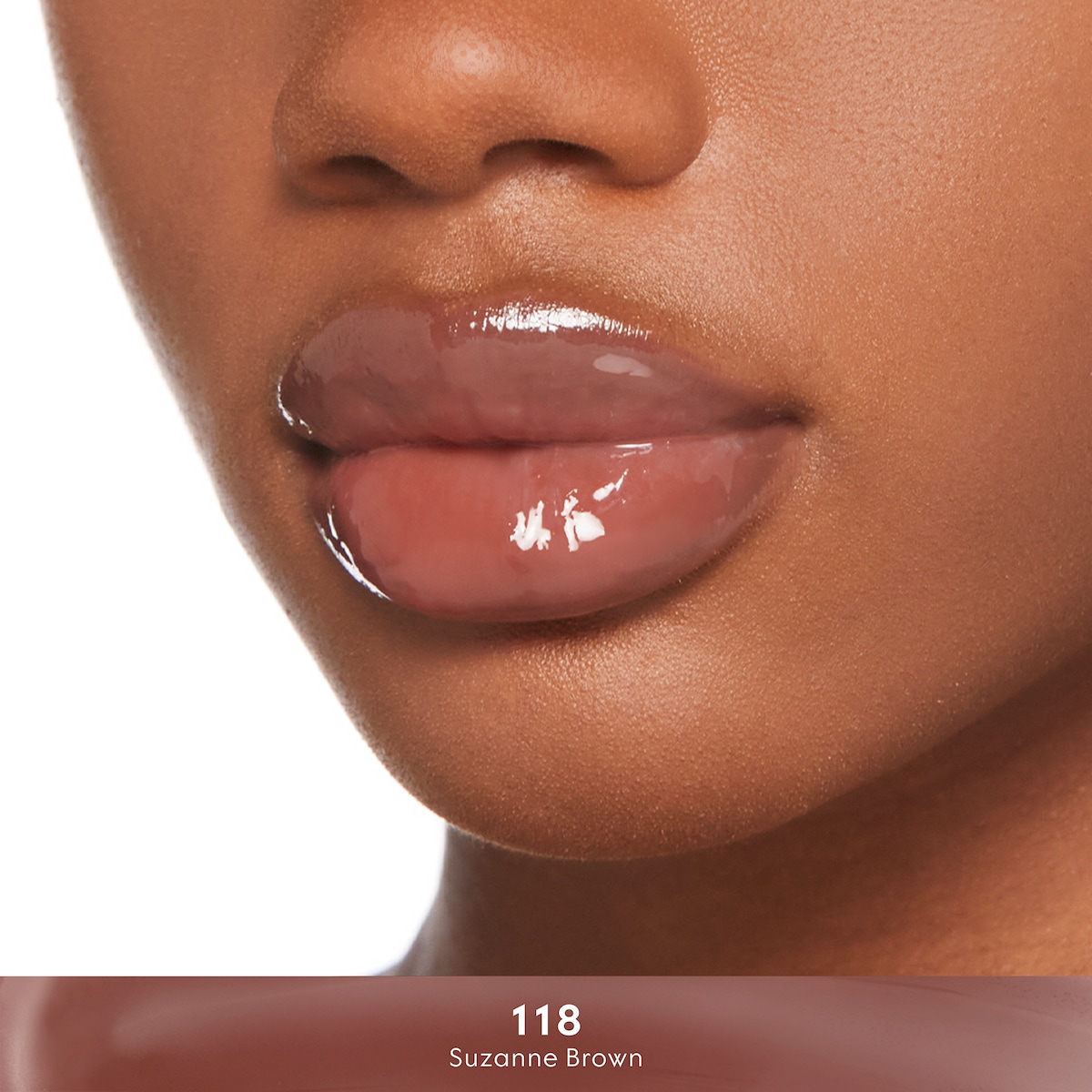 118 Suzanne Brown, Gloss à Lèvres lip gloss in 118 Suzanne Brown - thumbnail 6