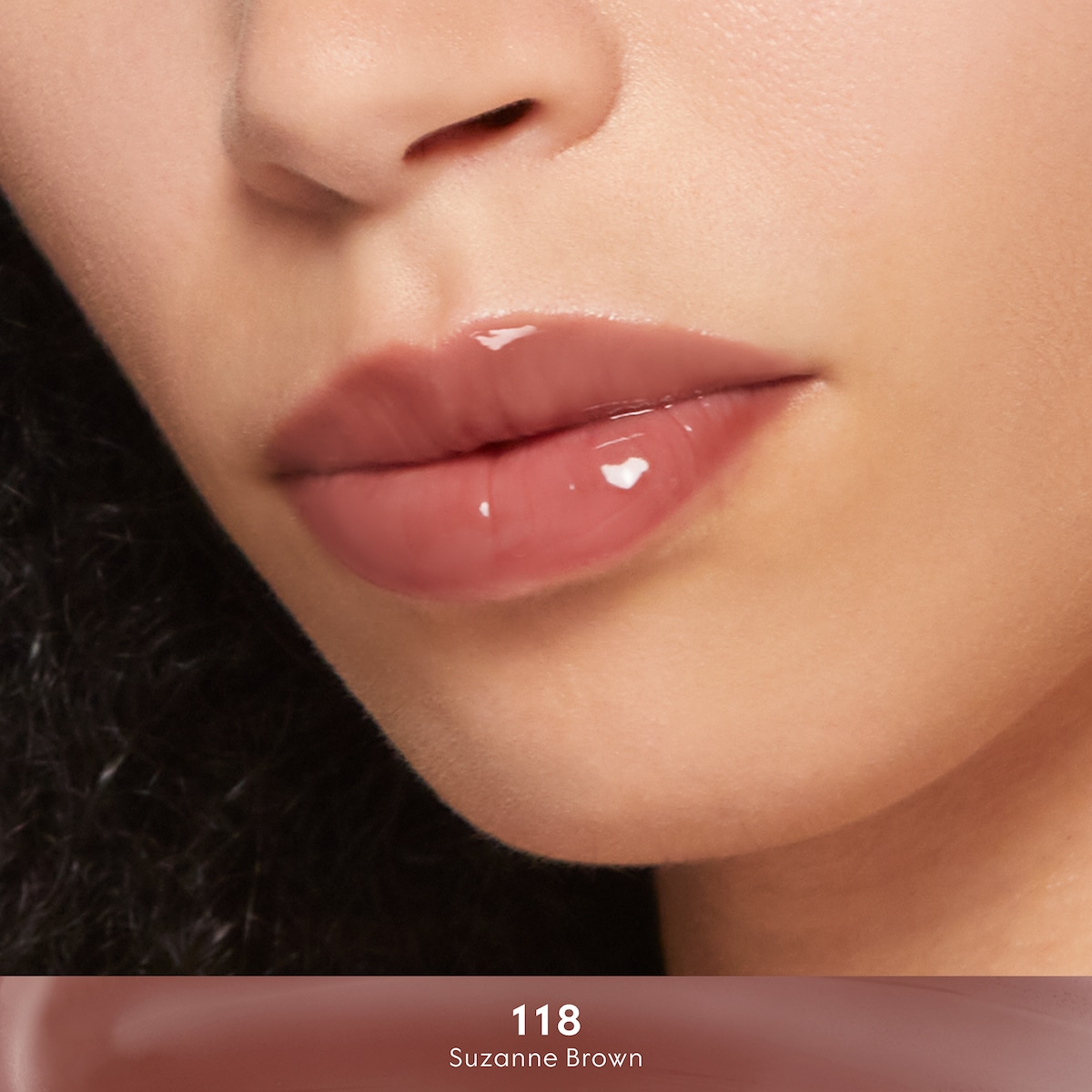 118 Suzanne Brown, Gloss à Lèvres lip gloss in 118 Suzanne Brown - thumbnail 5