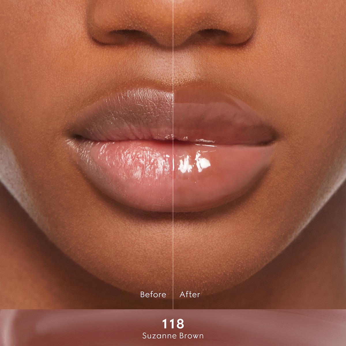 118 Suzanne Brown, Gloss à Lèvres lip gloss in 118 Suzanne Brown - thumbnail 2
