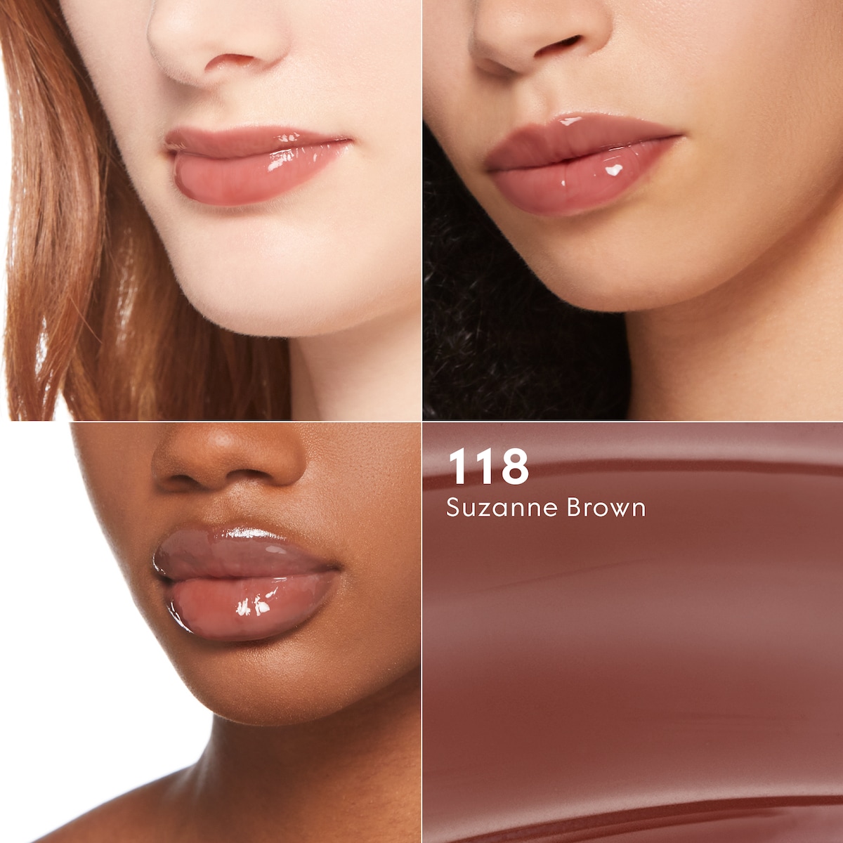 118 Suzanne Brown, Gloss à Lèvres lip gloss in 118 Suzanne Brown - thumbnail 3