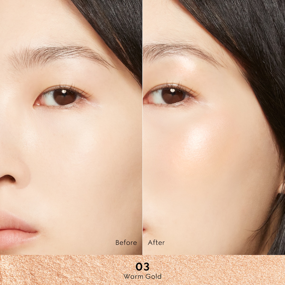 03, Gucci Glow Highlighter powder in 03 Warm Gold - thumbnail 6