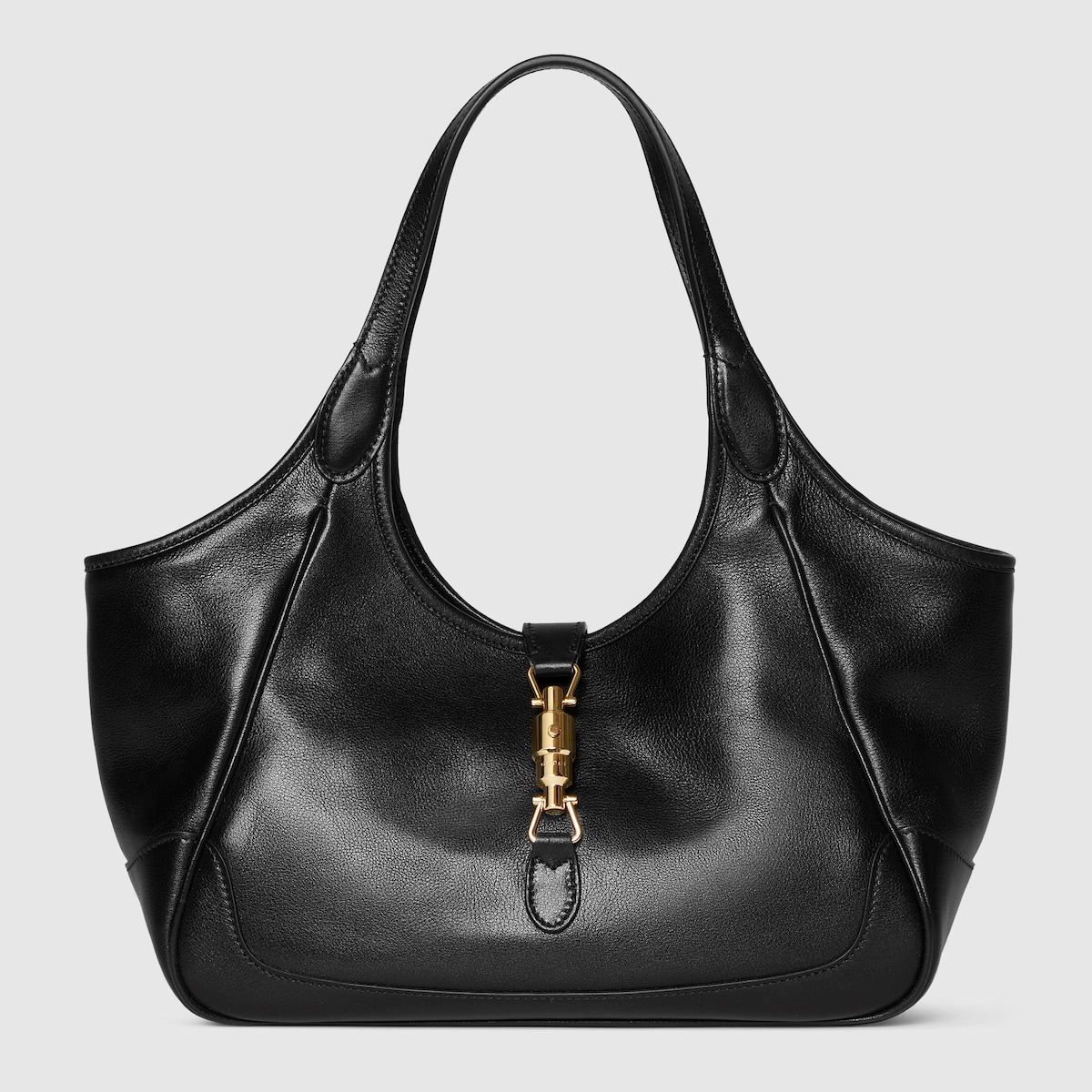 Mercato small tote bag in white leather - thumbnail 3