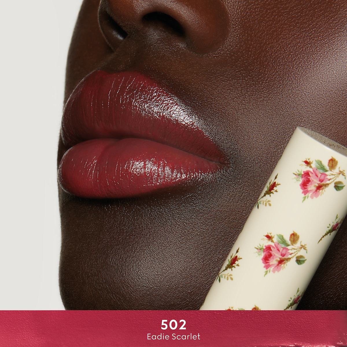 502 Eadie Scarlet, Rouge à Lèvres Voile Lipstick - thumbnail 5