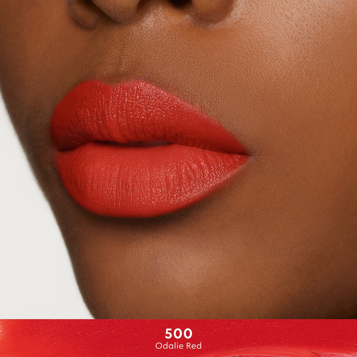 500 Odalie Red, Rouge à Lèvres Matte Lipstick - thumbnail 4