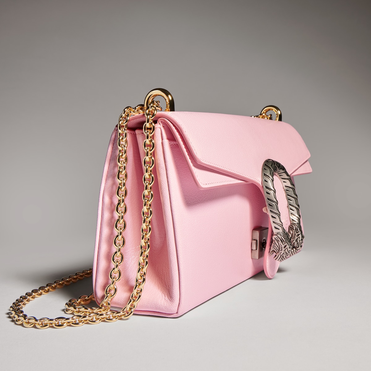 Mittelgroße Dionysus Schultertasche in hellrosafarbenes Leder | GUCCI® DE