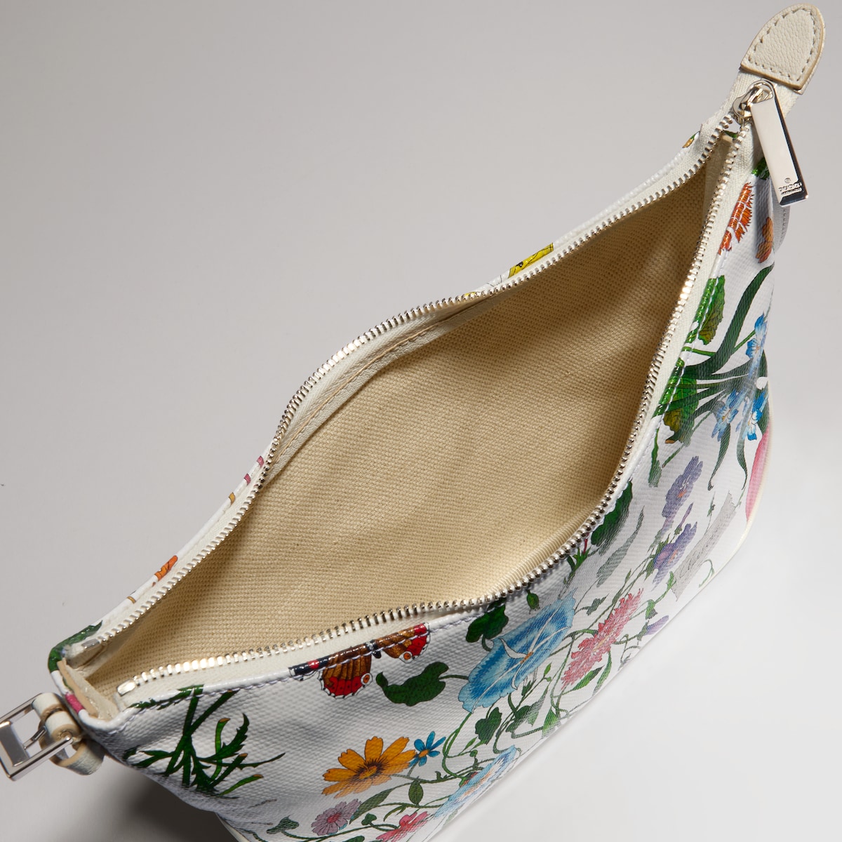 Lady Lunetta small shoulder bag in white and multicolor canvas | GUCCI® NL