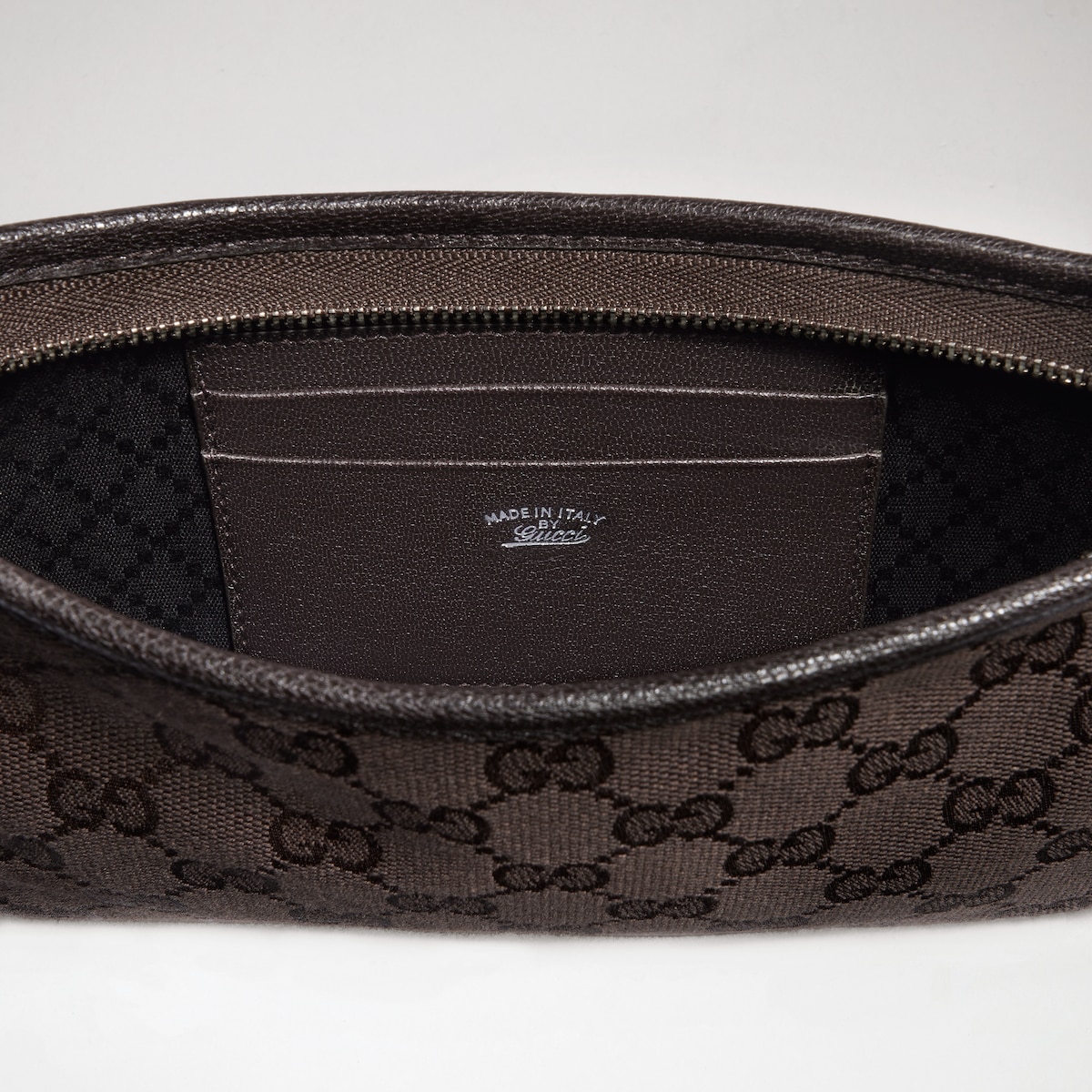 Gossip small shoulder bag in dark brown GG canvas | GUCCI® CH