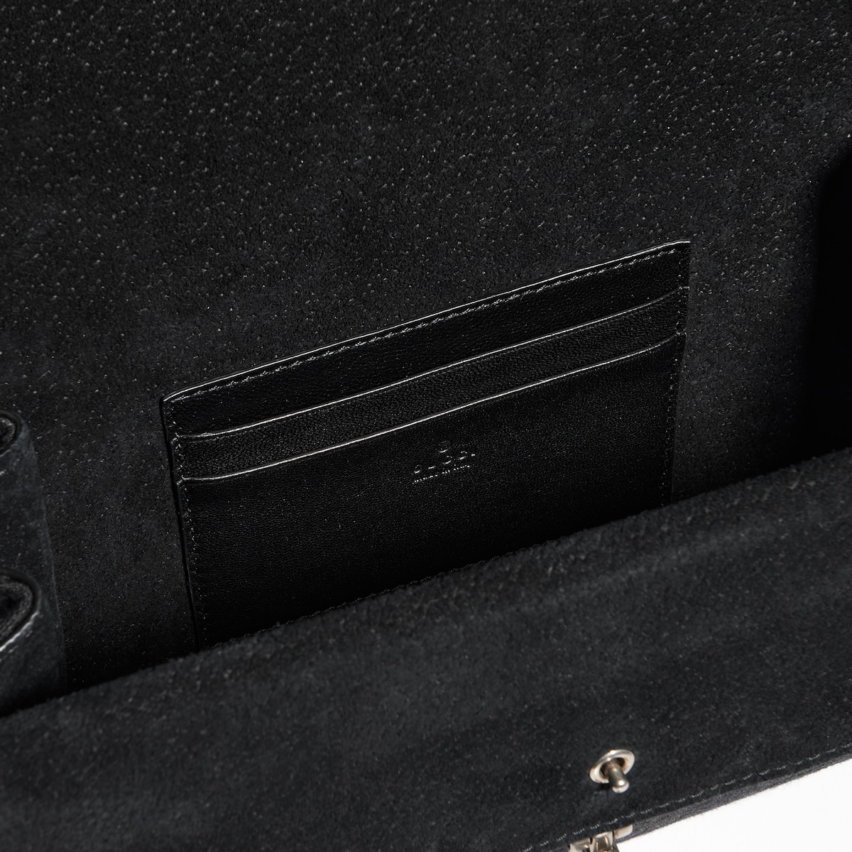 Dionysus small shoulder bag in black GG canvas | GUCCI® CH