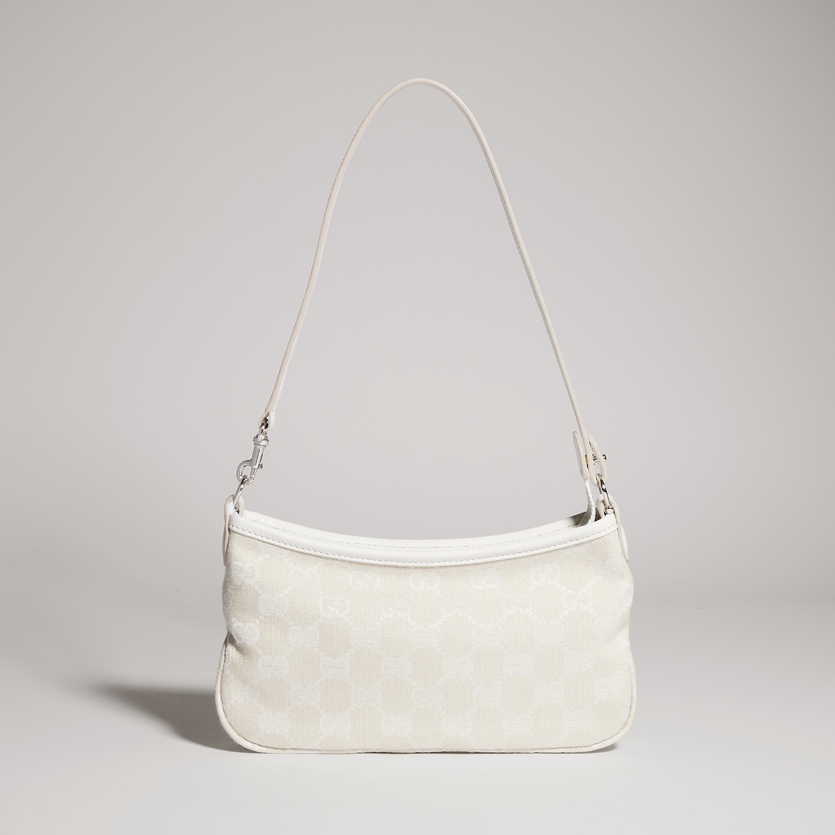 Gossip small shoulder bag in ivory GG canvas | GUCCI® US