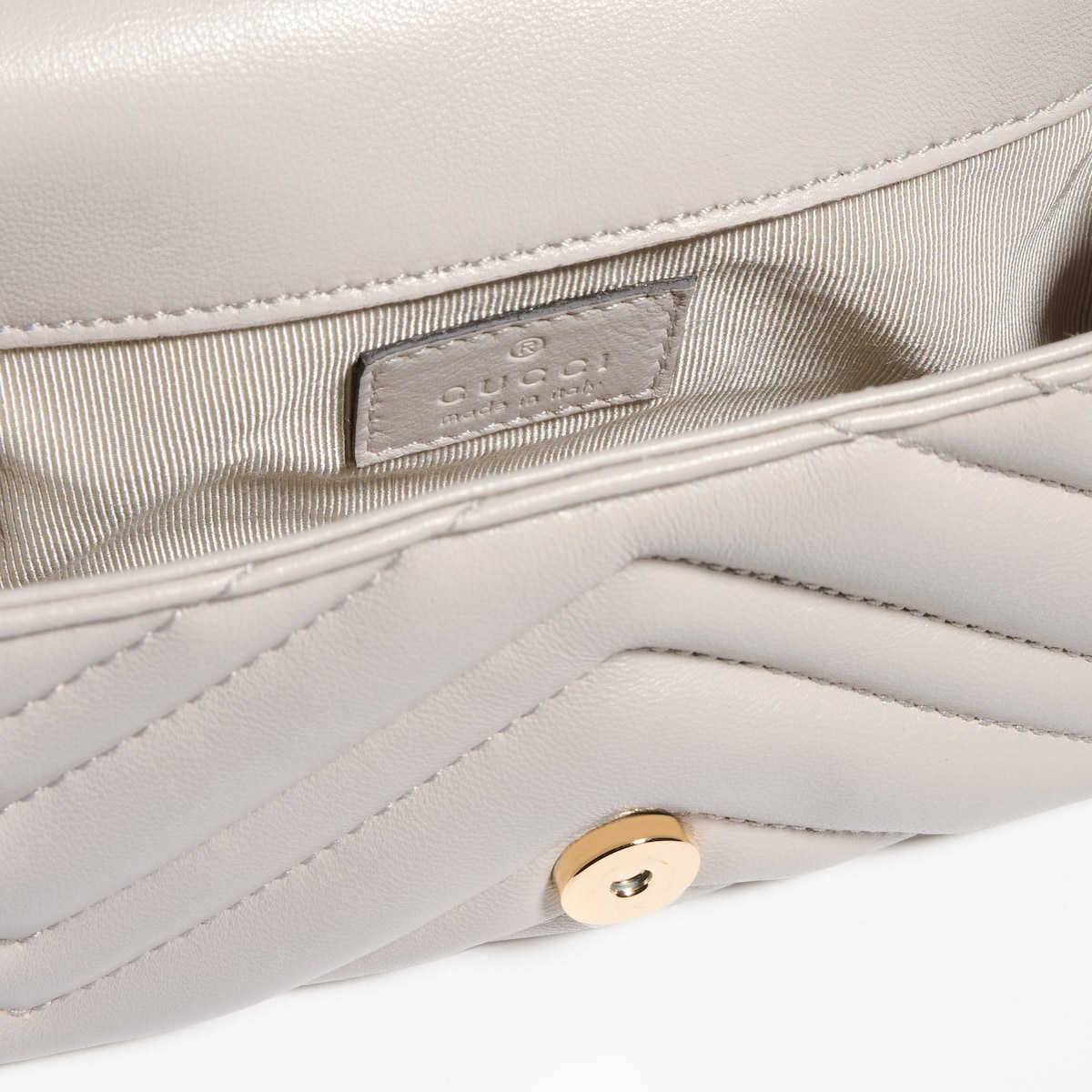 GG Marmont mini shoulder bag in black leather - thumbnail 10