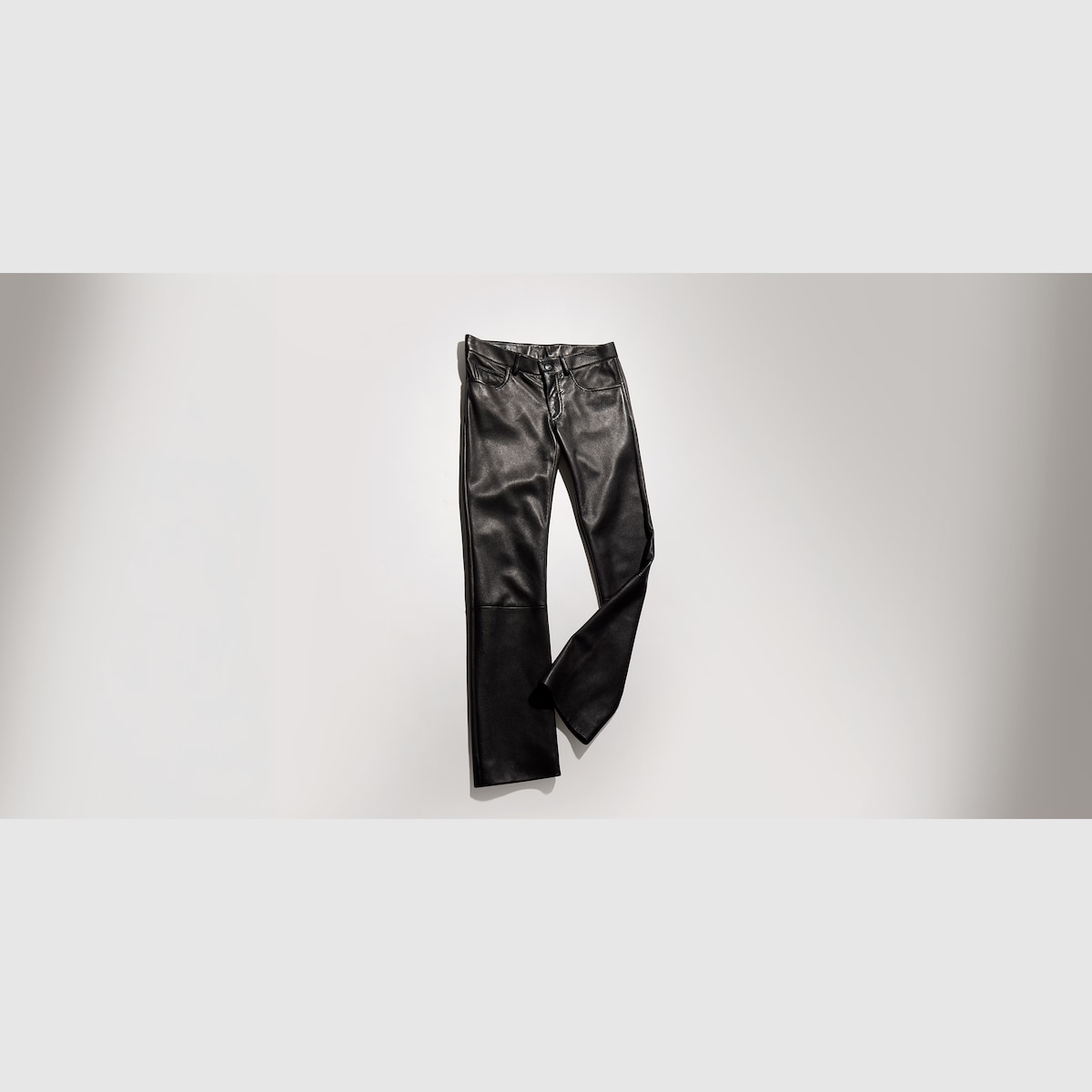 Soft nappa pants in black