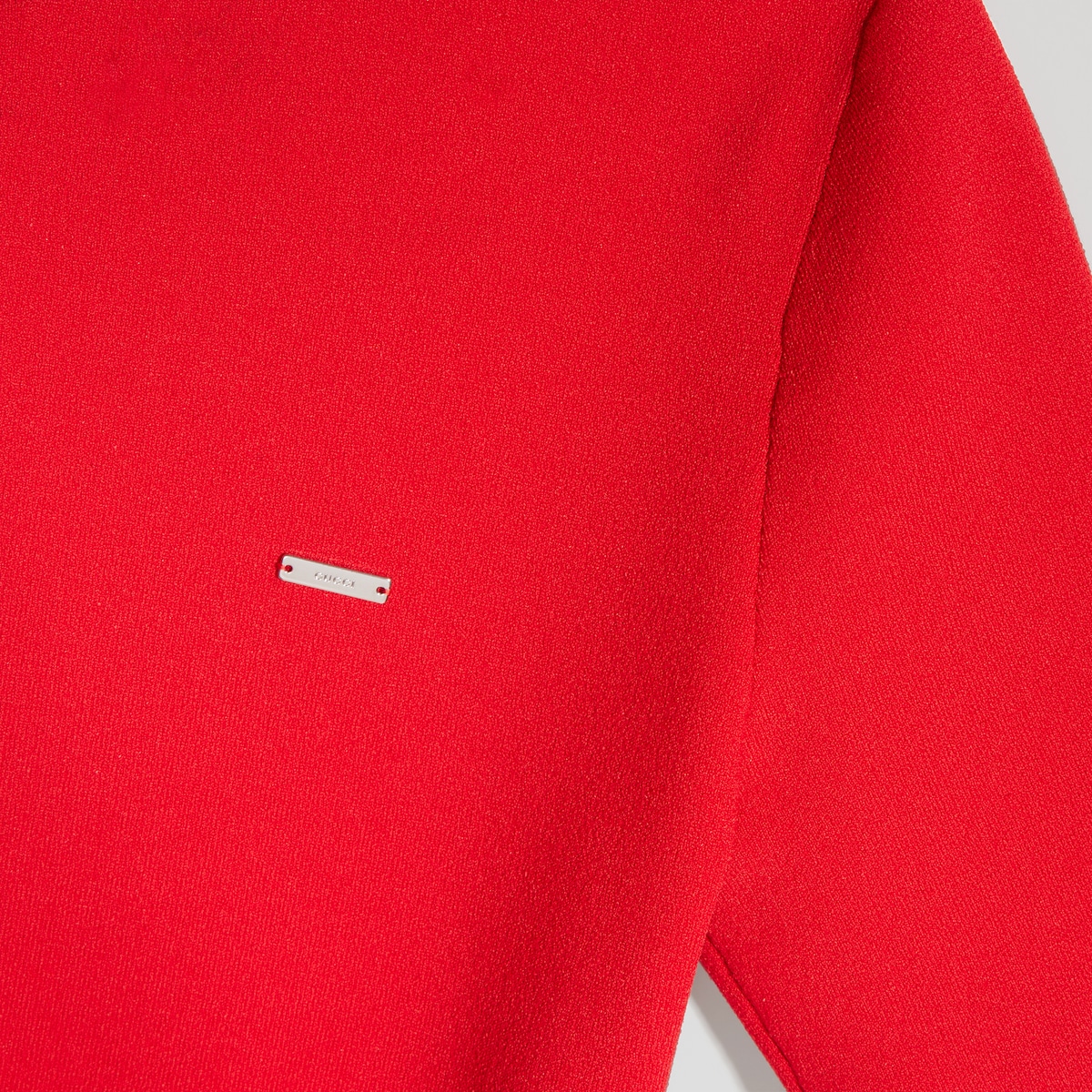 Fine matte viscose dress in red - thumbnail 3