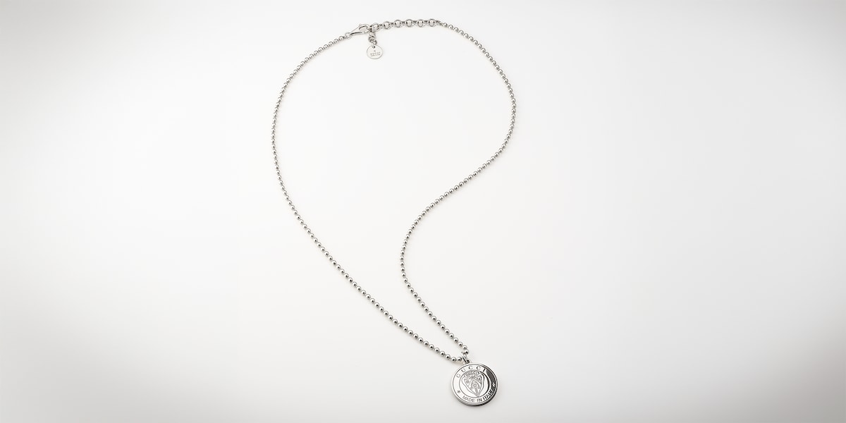 グッチ クレスト〕ペンダント ネックレス ・スターリングシルバー