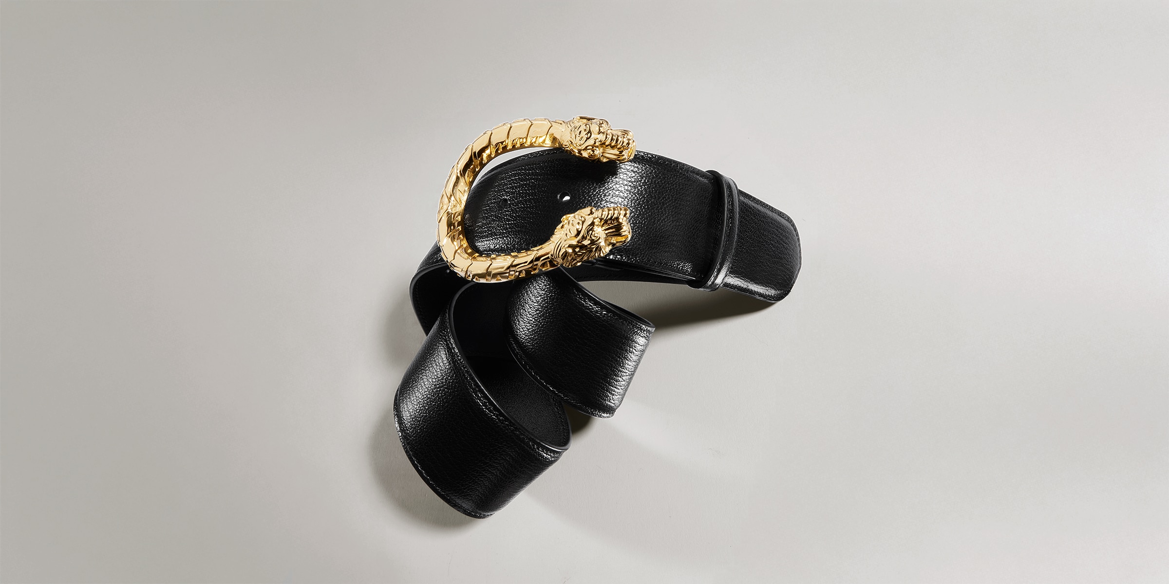 GUCCI Dionysus Black Croc Embossed Leather Belt Large Silver Womens Dionysus Gucci Belts for Women - Vestiaire Collective main image 4