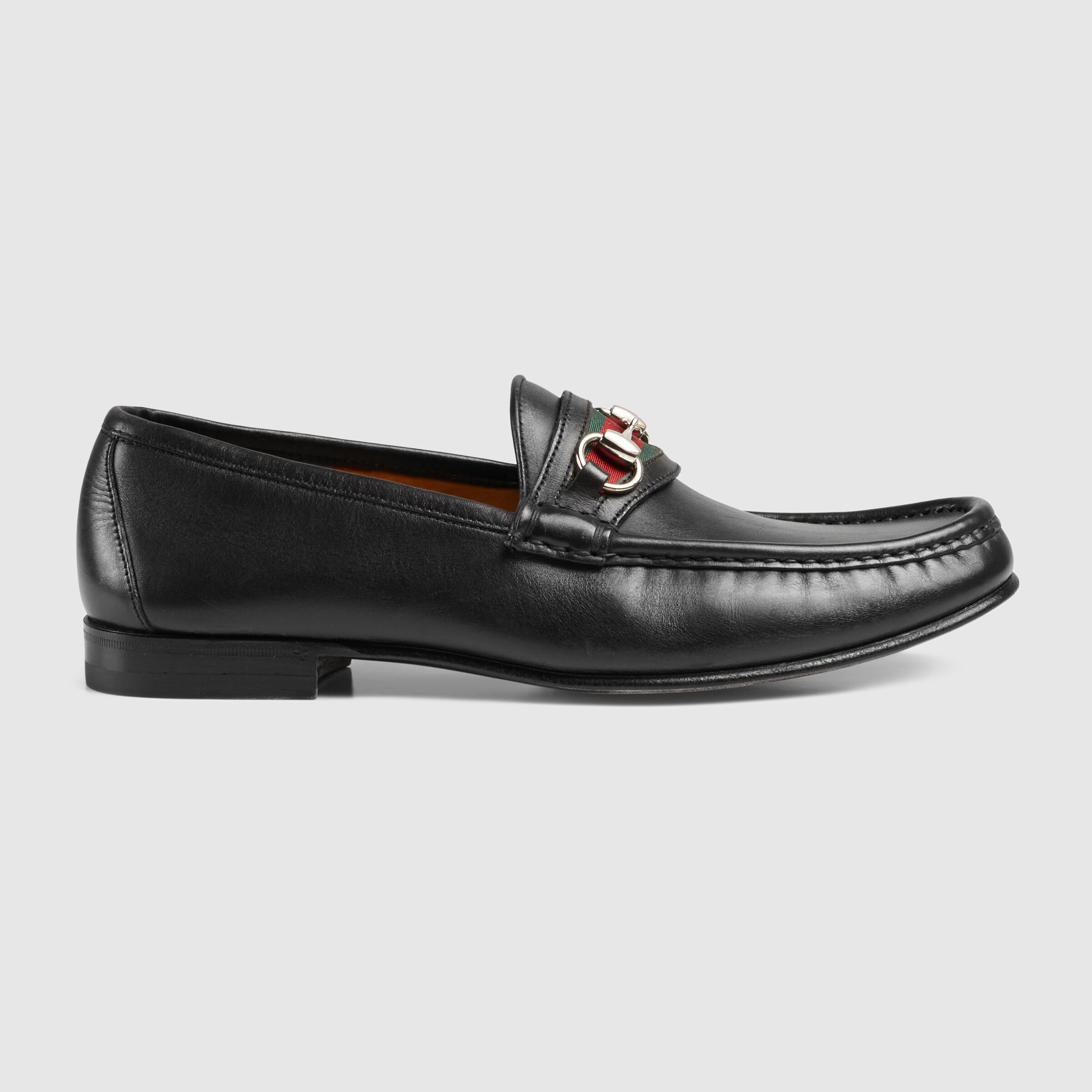 Men's Horsebit loafer with Web - Gucci Men's Moccasins & Loafers ...