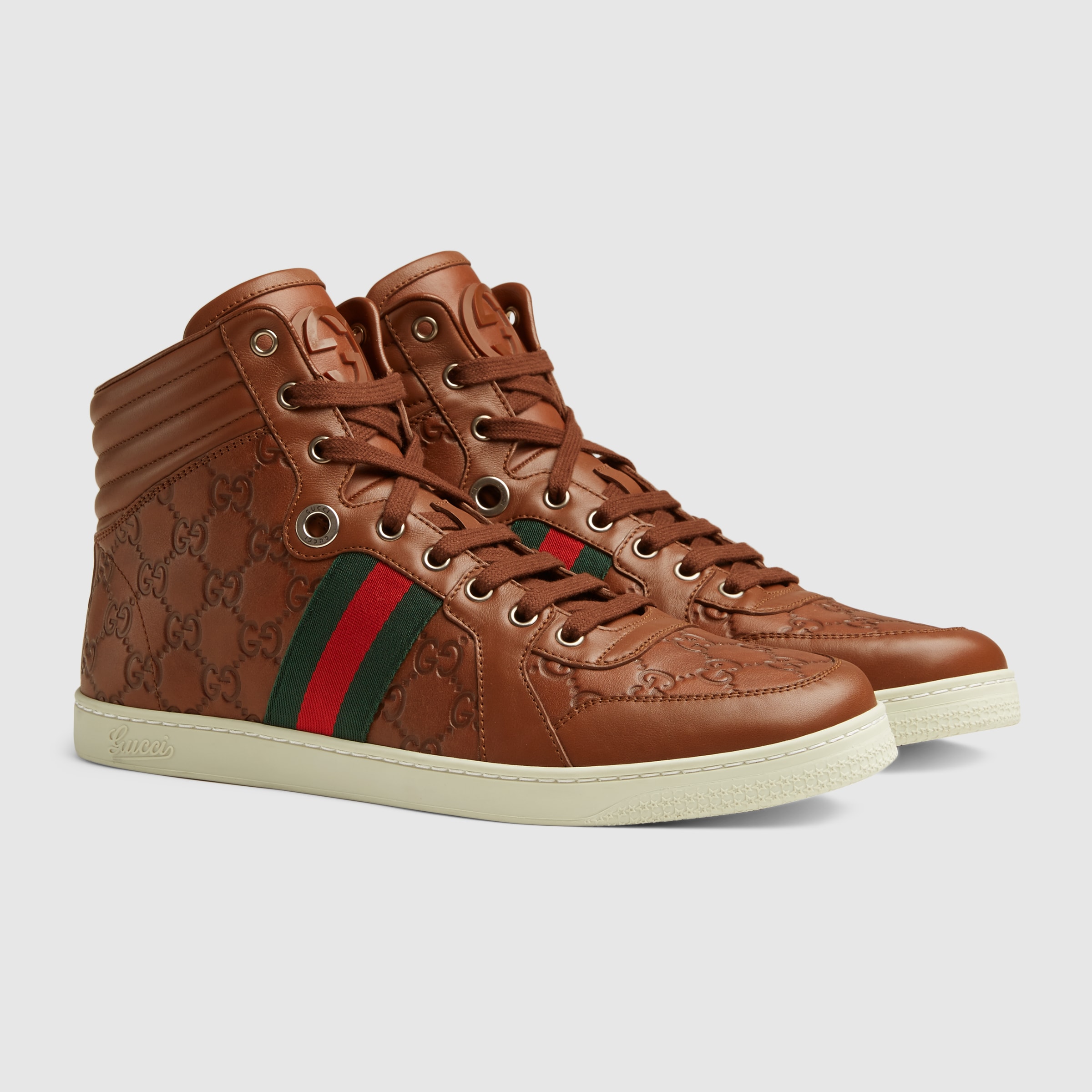 gucci leather high top