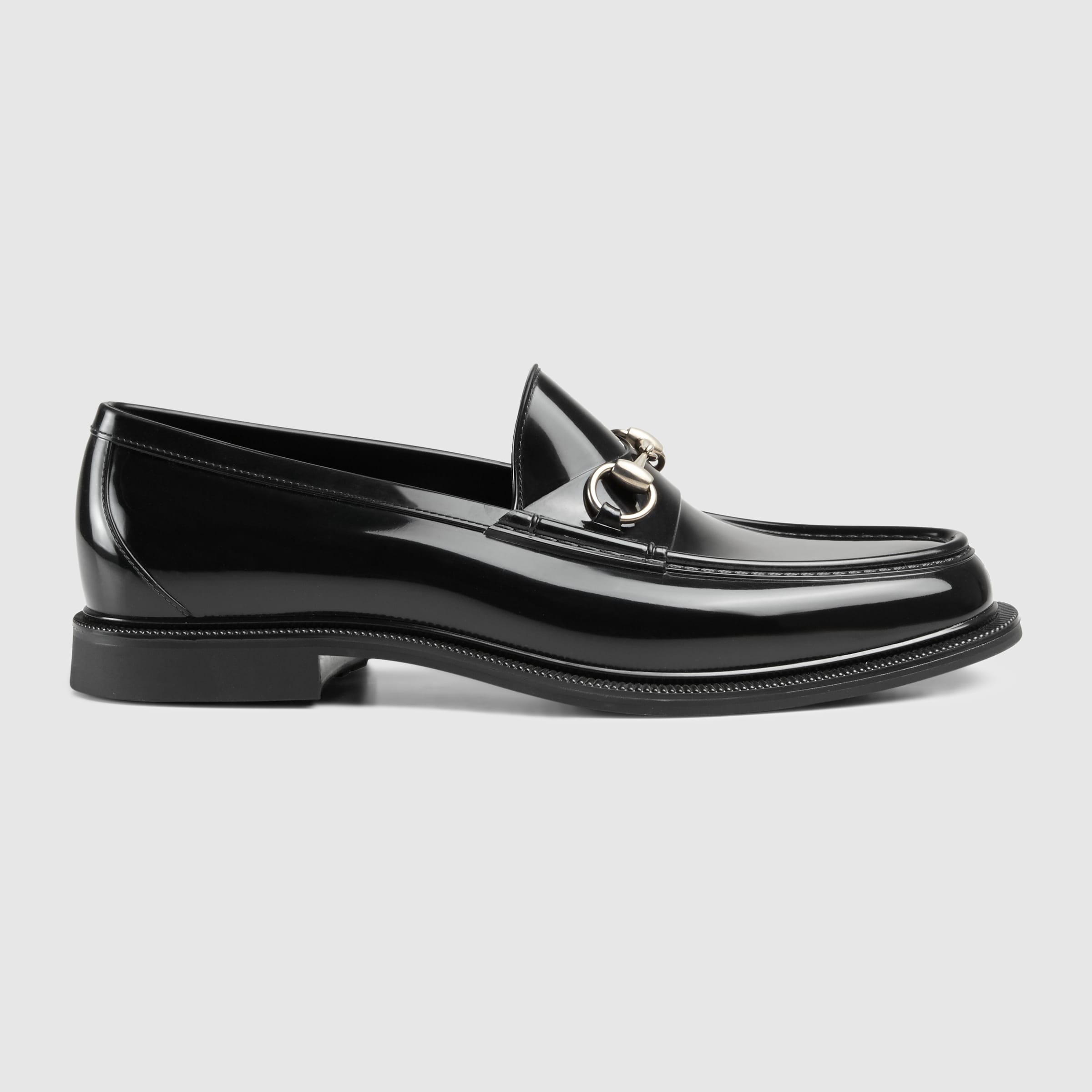 horsebit rubber loafer