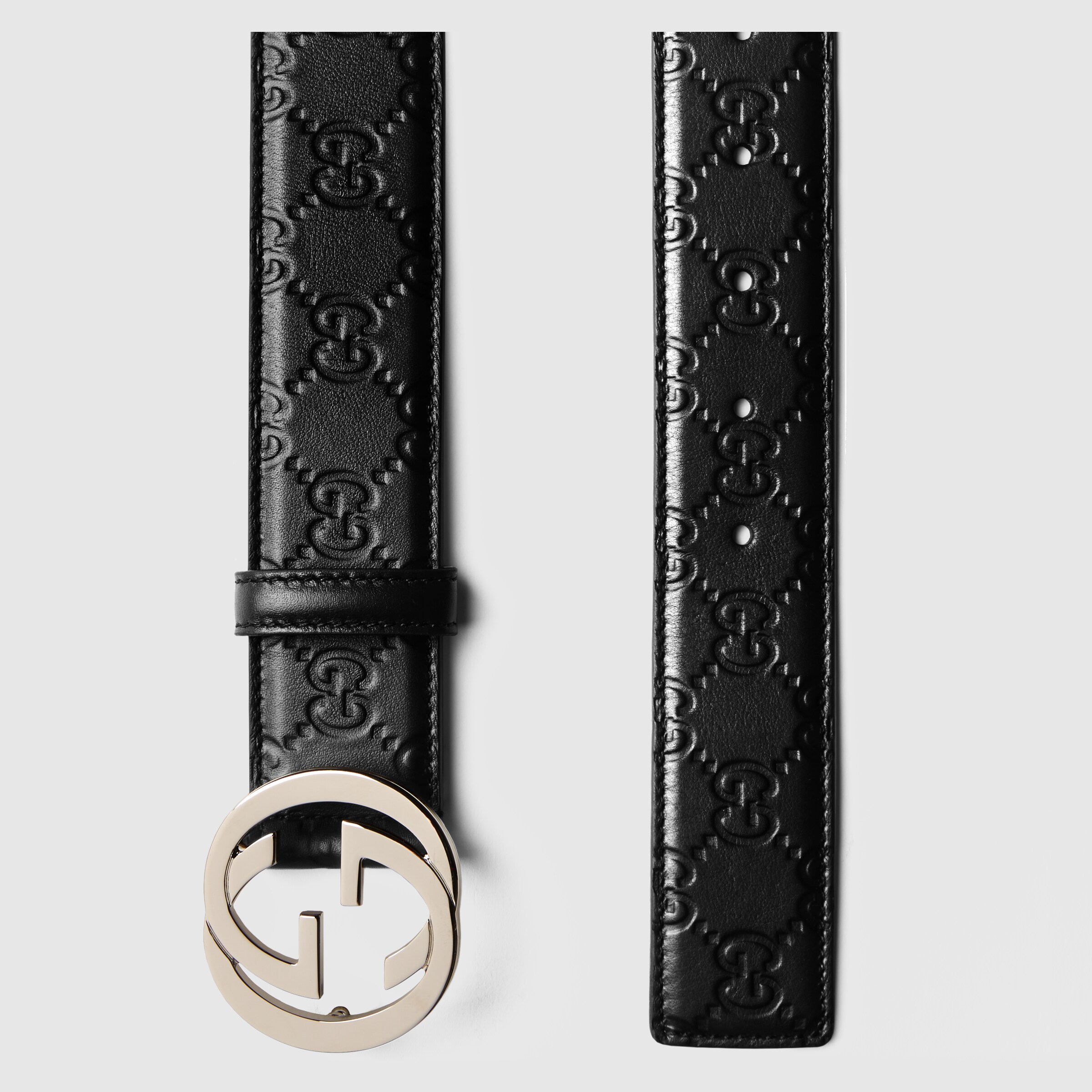 guccissima leather belt with interlocking g buckle gucci guccissima leather belt with interlocking g buckle gucci