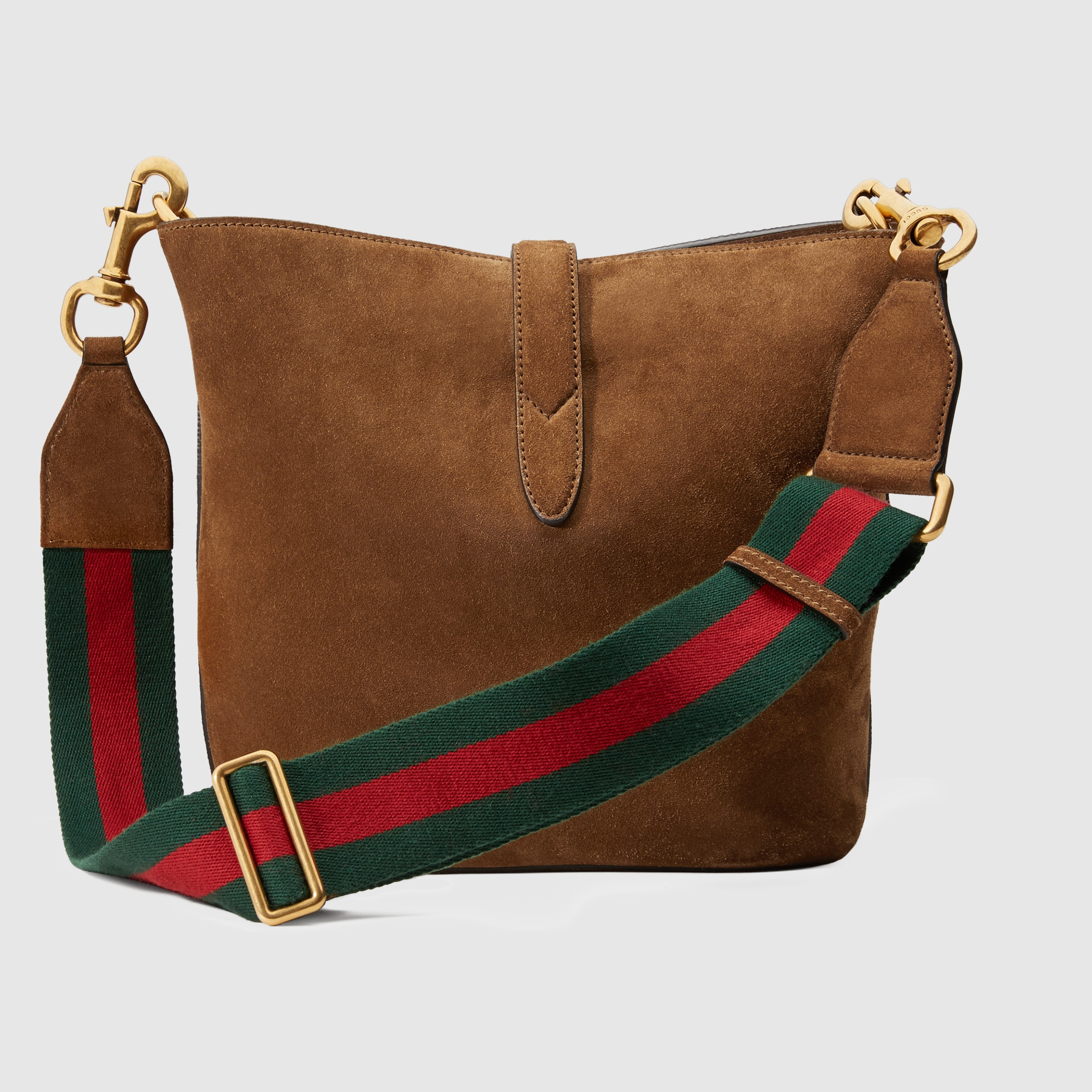 Gucci Sale - Jackie Soft suede bucket bag - 380579CEMIT2676