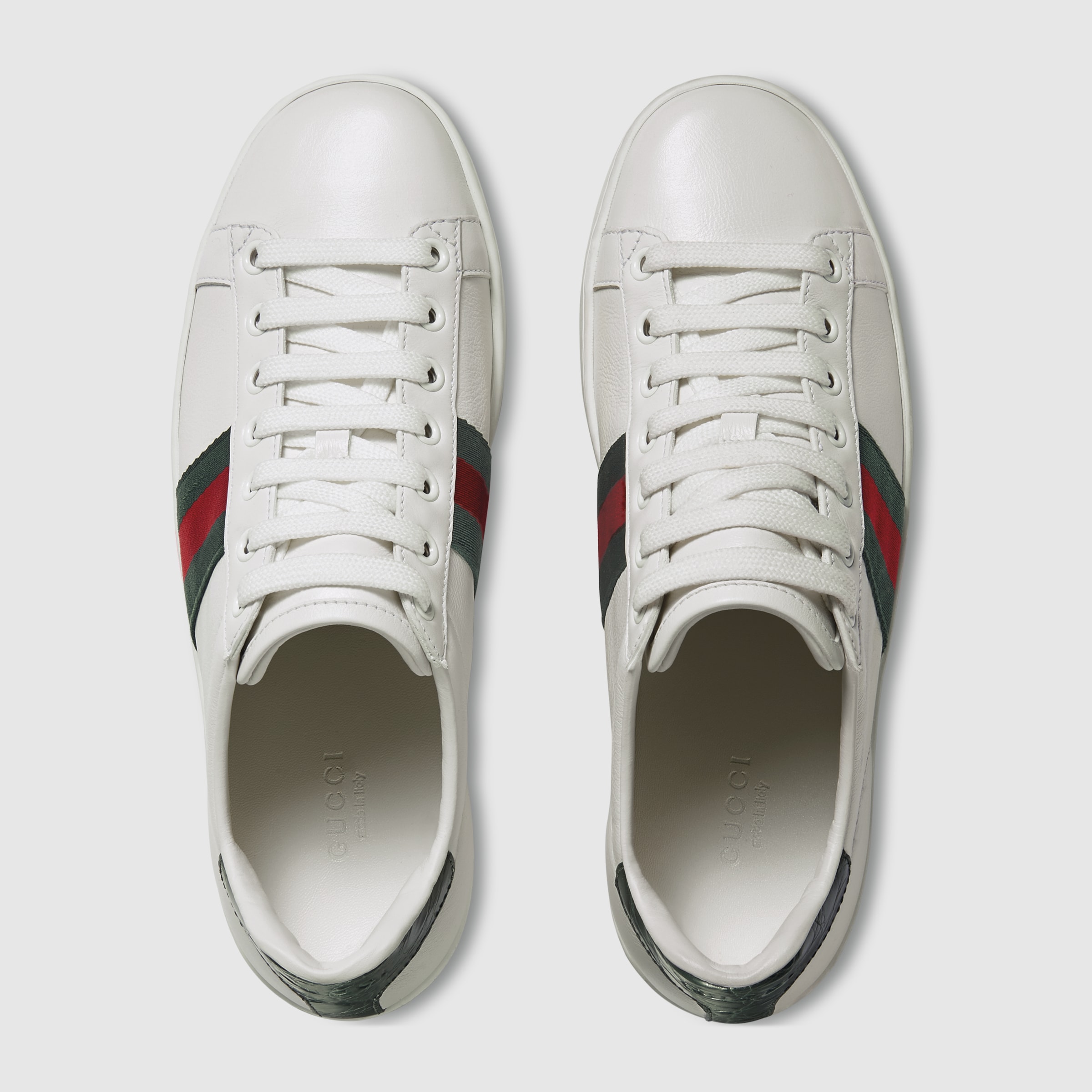 black low top gucci shoes