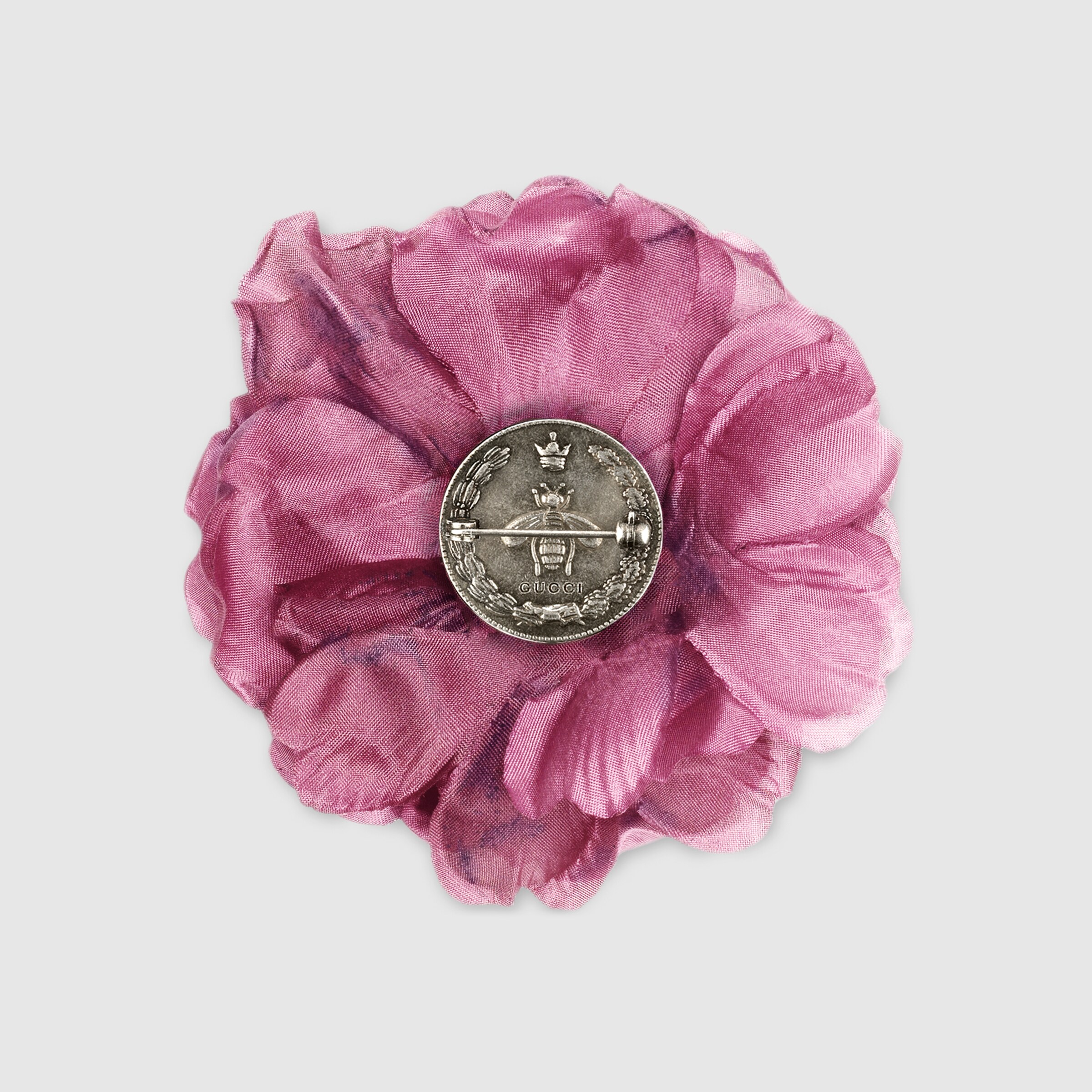 Flower pin in silk Gucci Fashion Jewelry For Women 412103I39678180