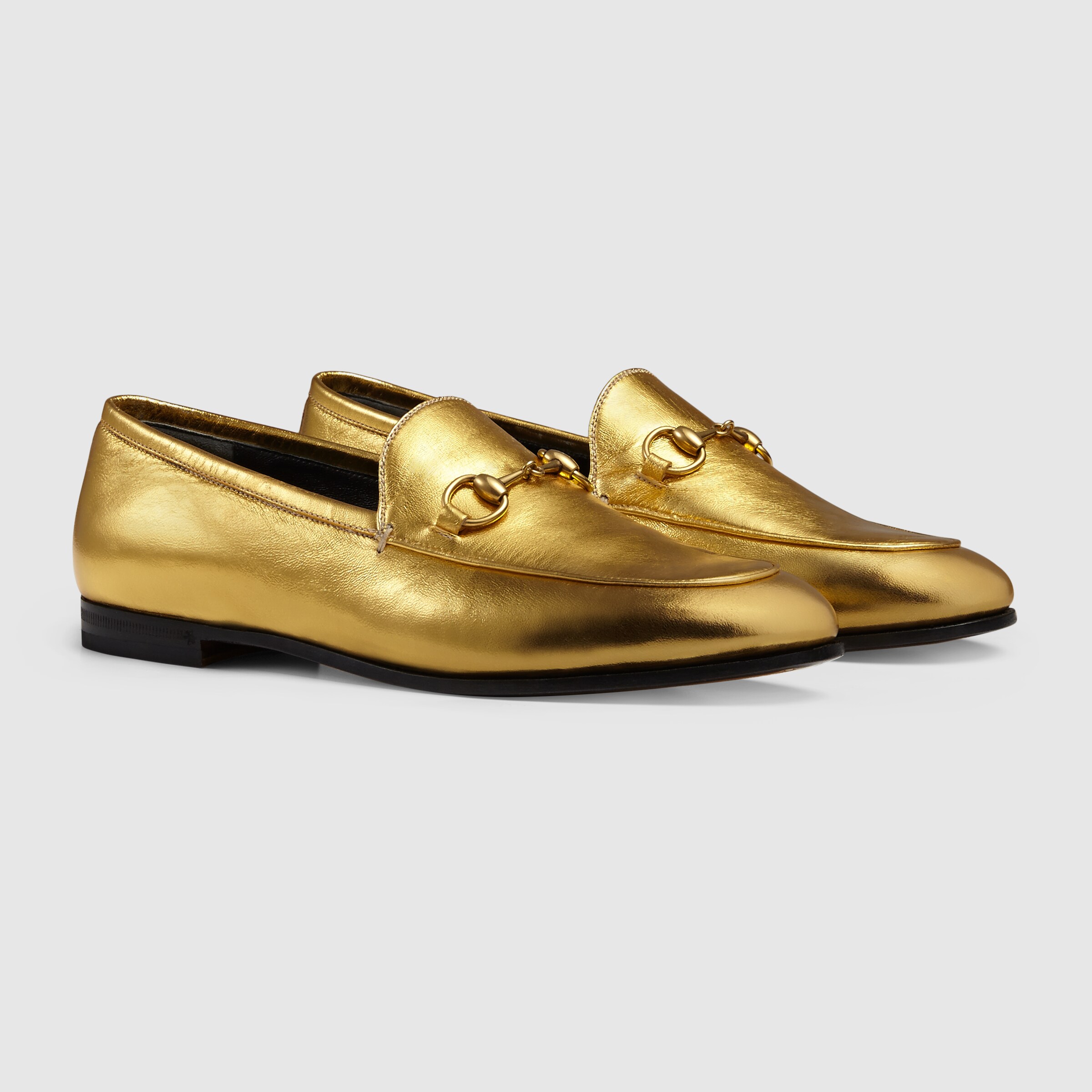 Gucci Jordaan metallic loafer - Gucci Women&#39;s Moccasins & Loafers 404069B8B008016