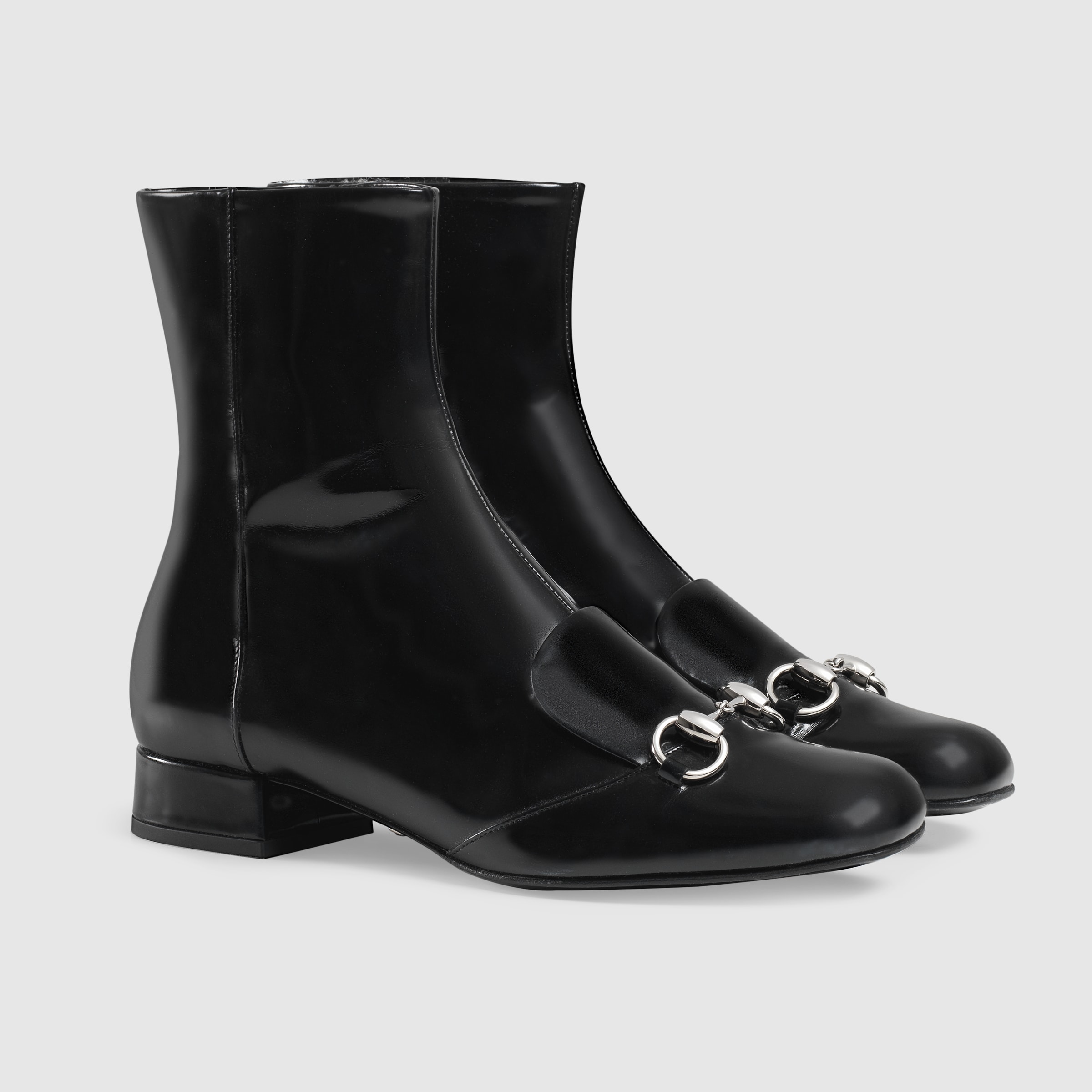 gucci flat ankle boots