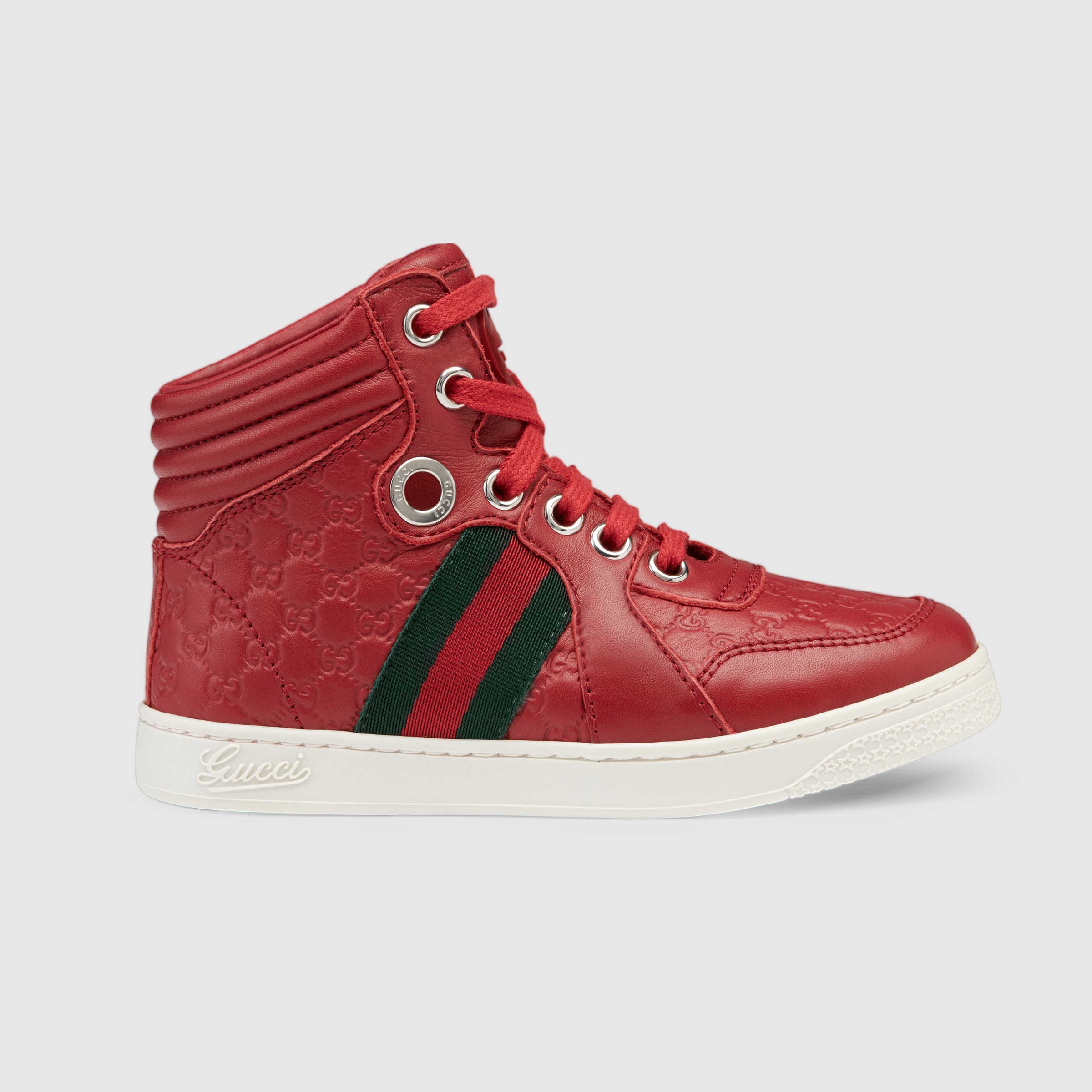 gucci red high tops