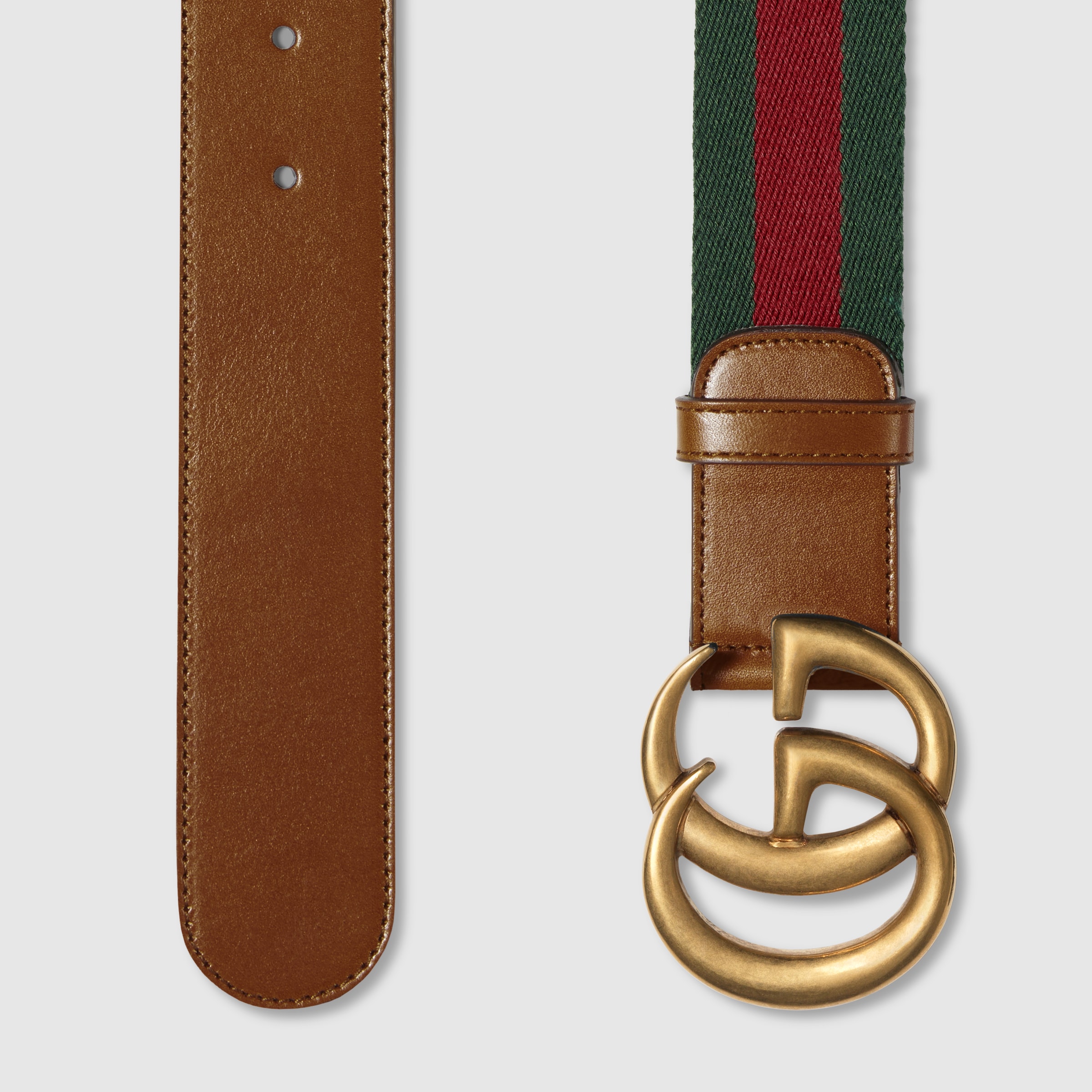 mens gucci web belt
