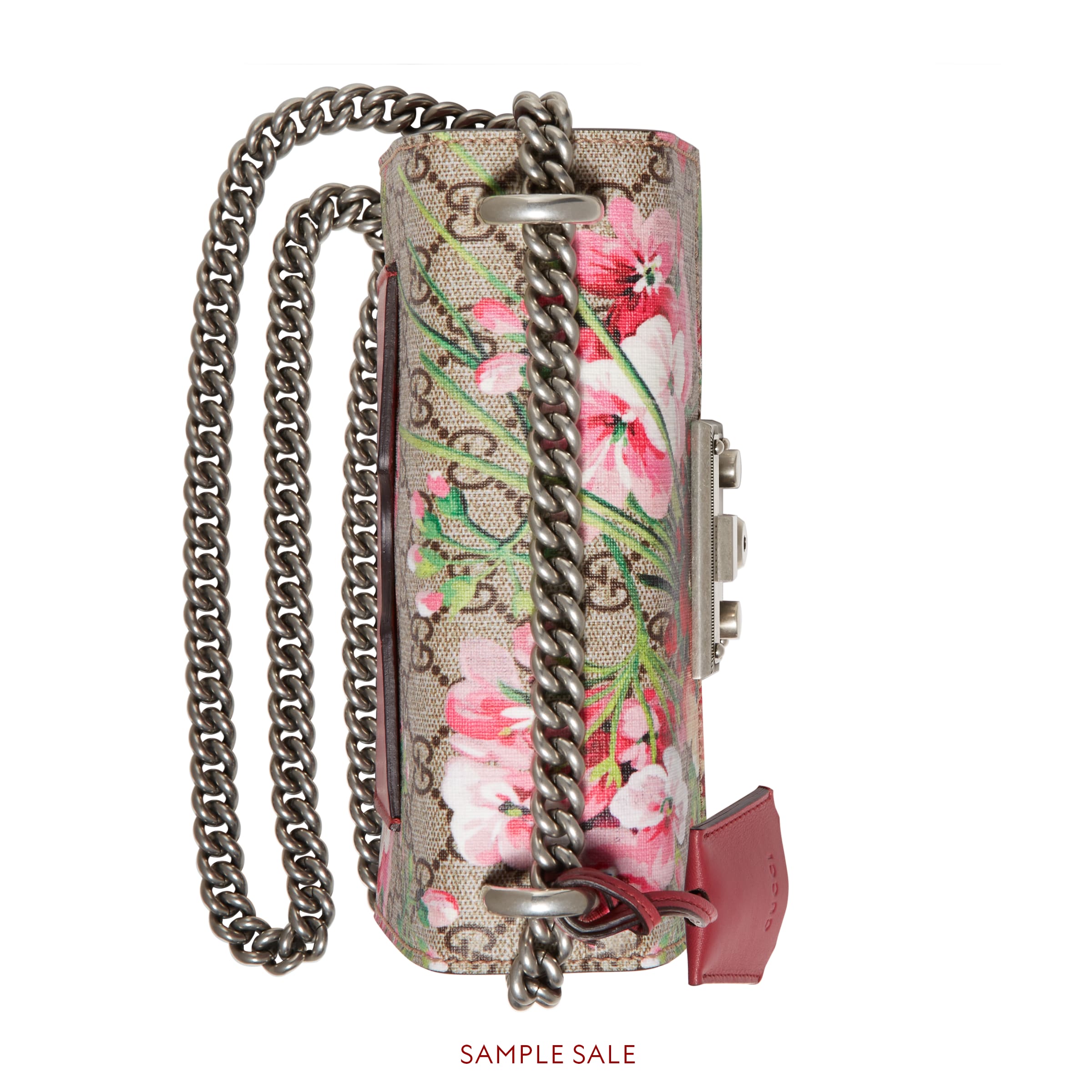 gucci blooms padlock bag