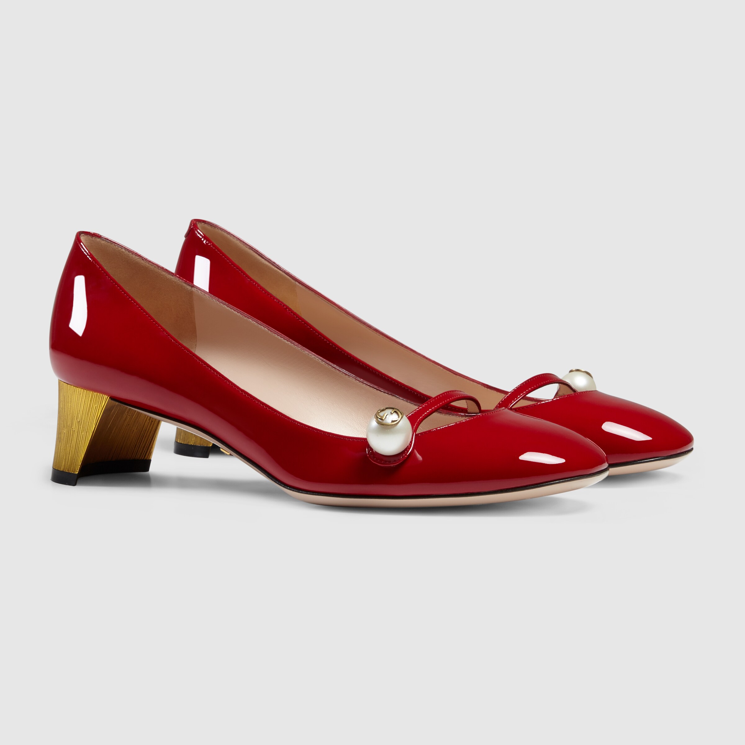 Patent leather pump Gucci Women's Pumps 408253BNC006433