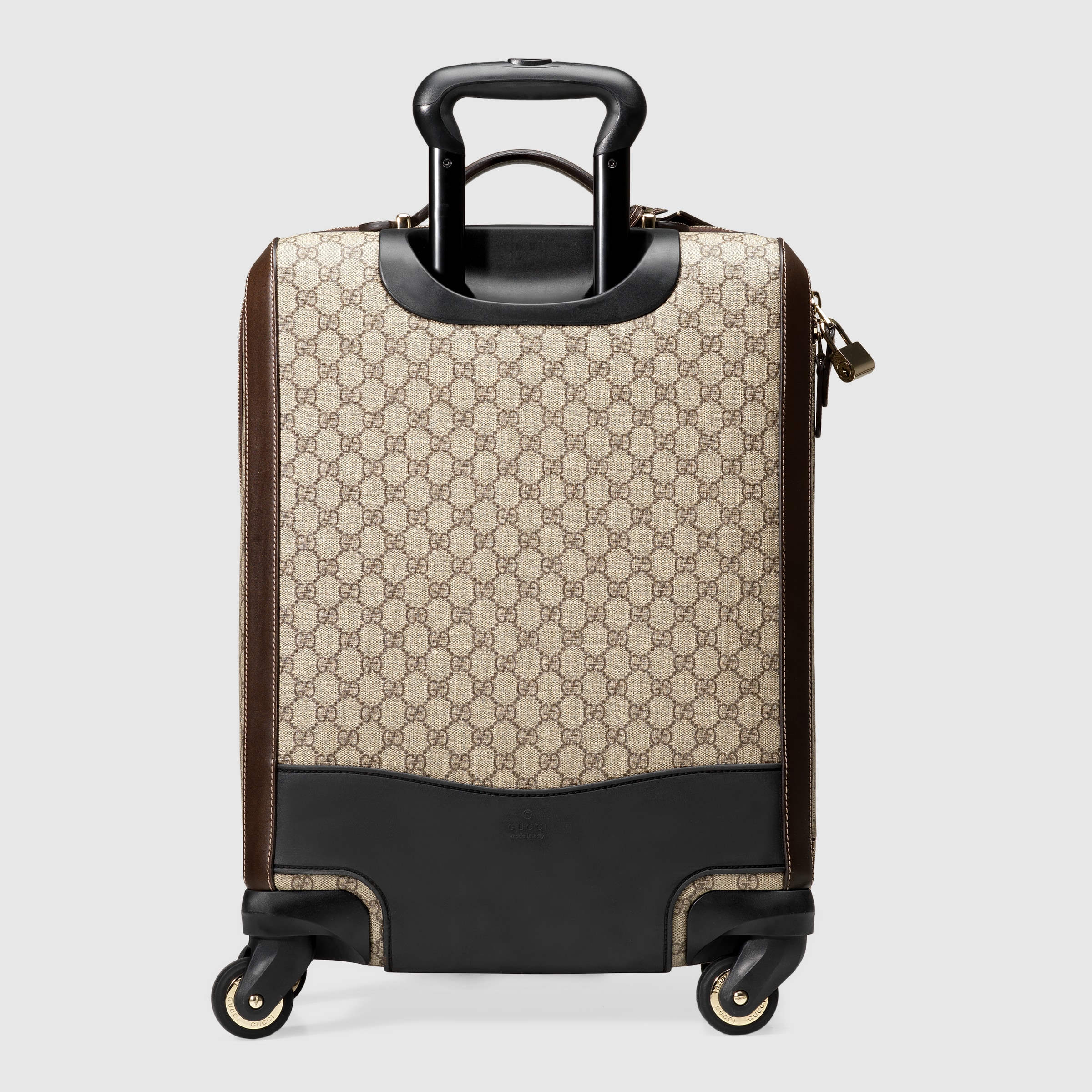 Gucci Men - GG Supreme four wheel carry-on - 293909KGDHG9643
