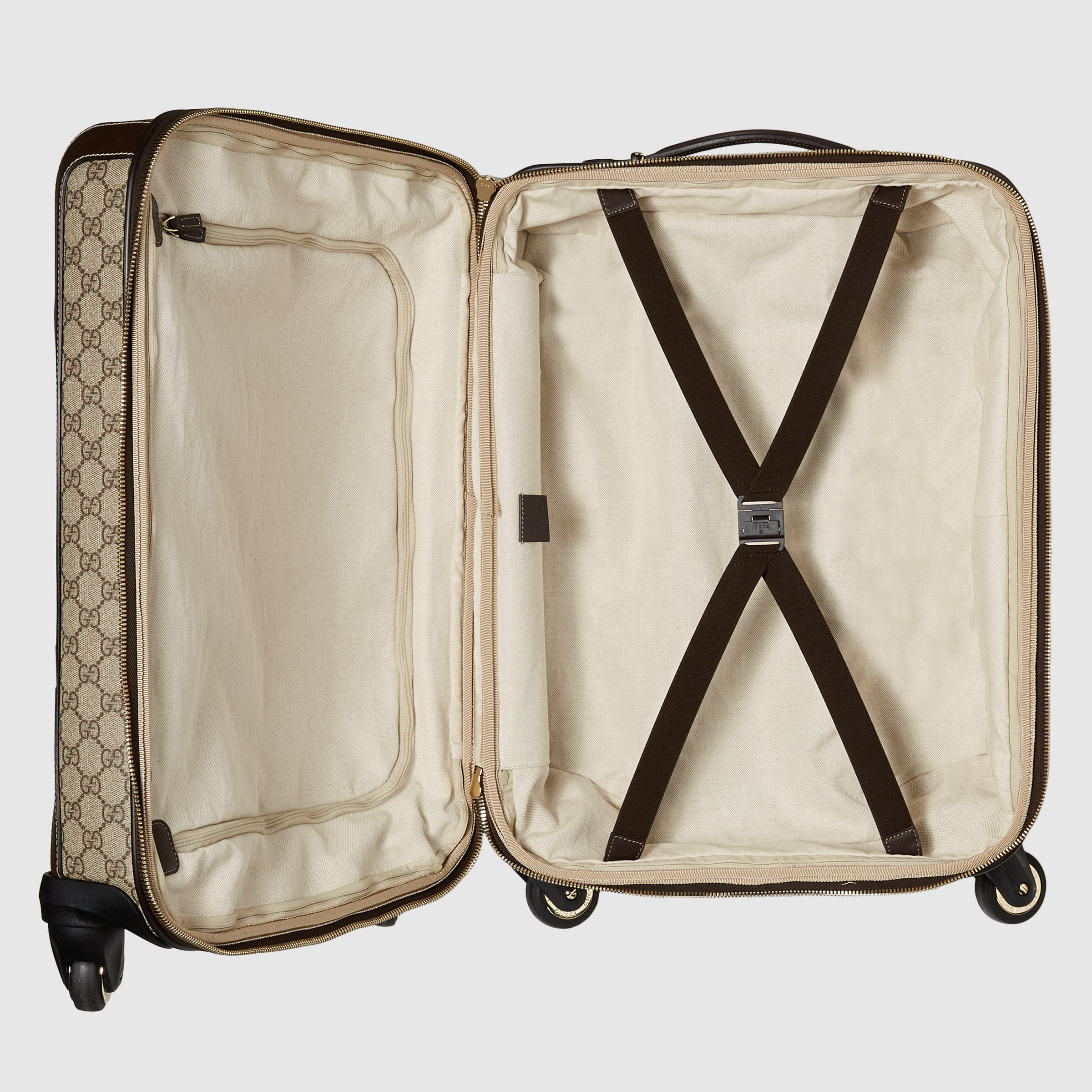 Gucci Men GG Supreme four wheel carryon 293909KGDHG9643
