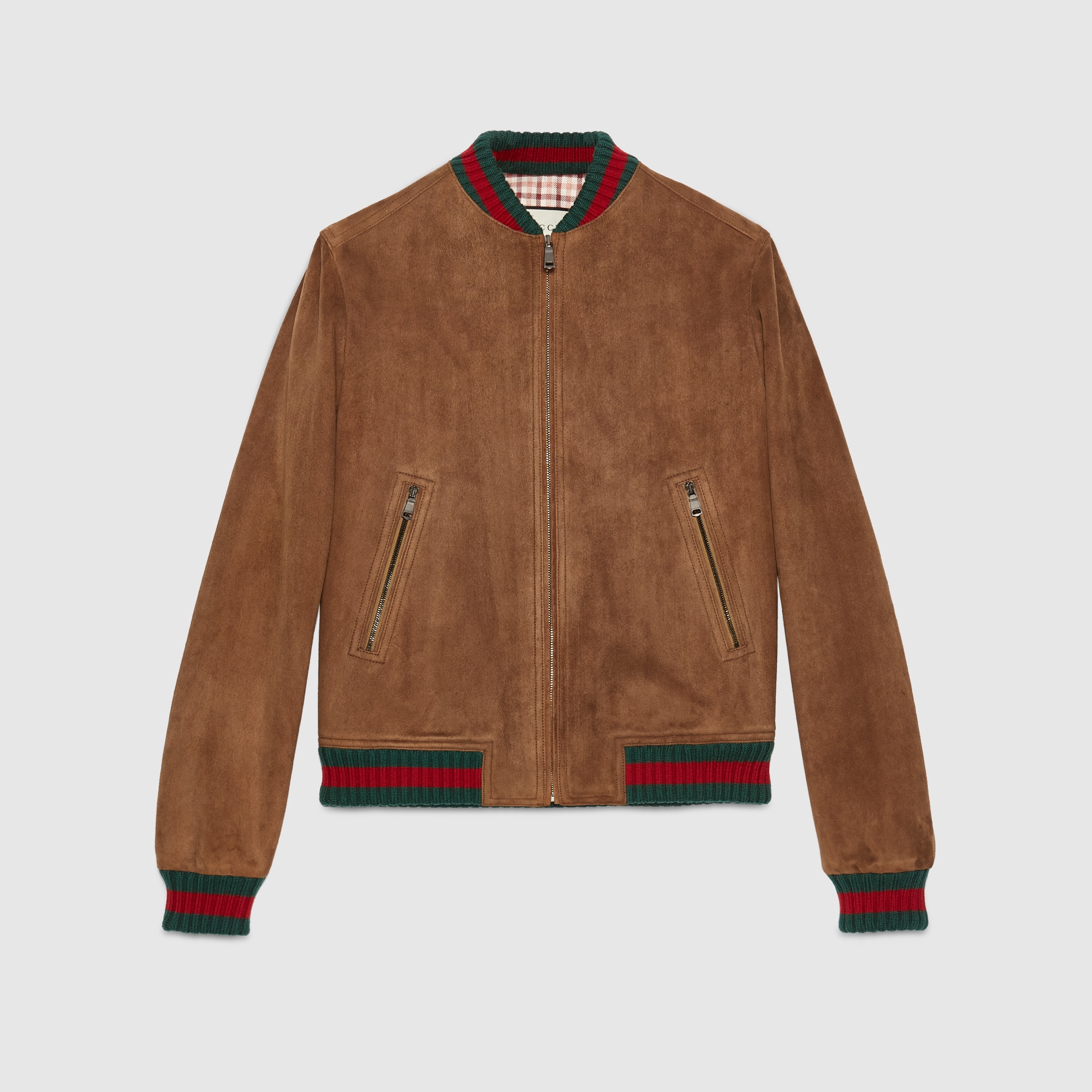 Suede jacket with  Gucci Men's Leather Jackets 418219XG1792138