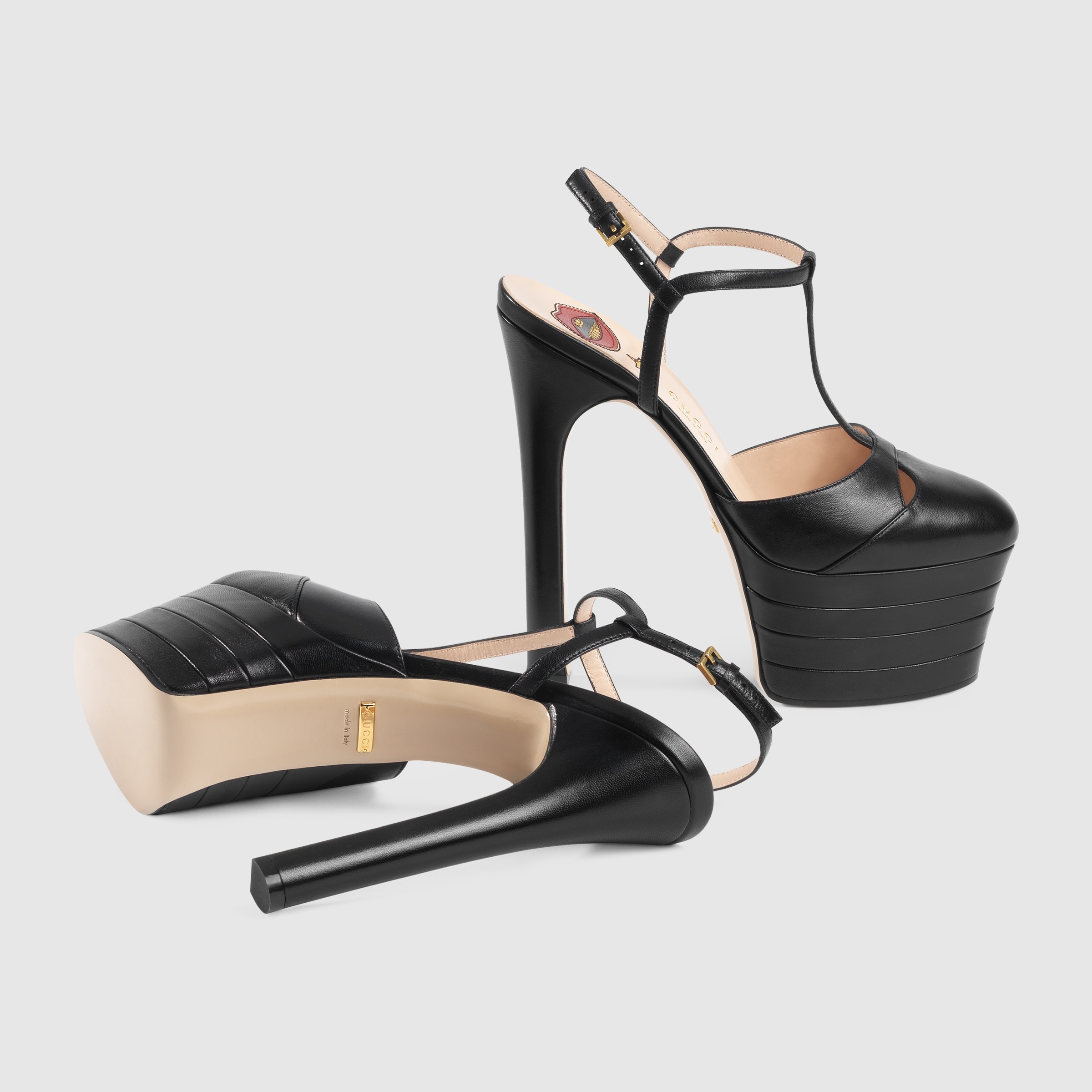 gucci leather platform pump Hi Tech Services
