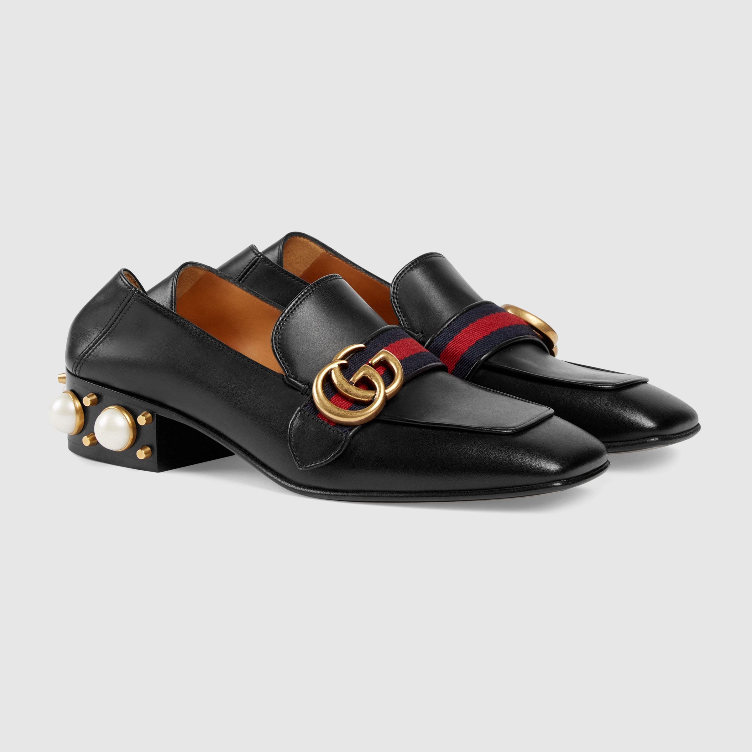 mocassin a talon gucci