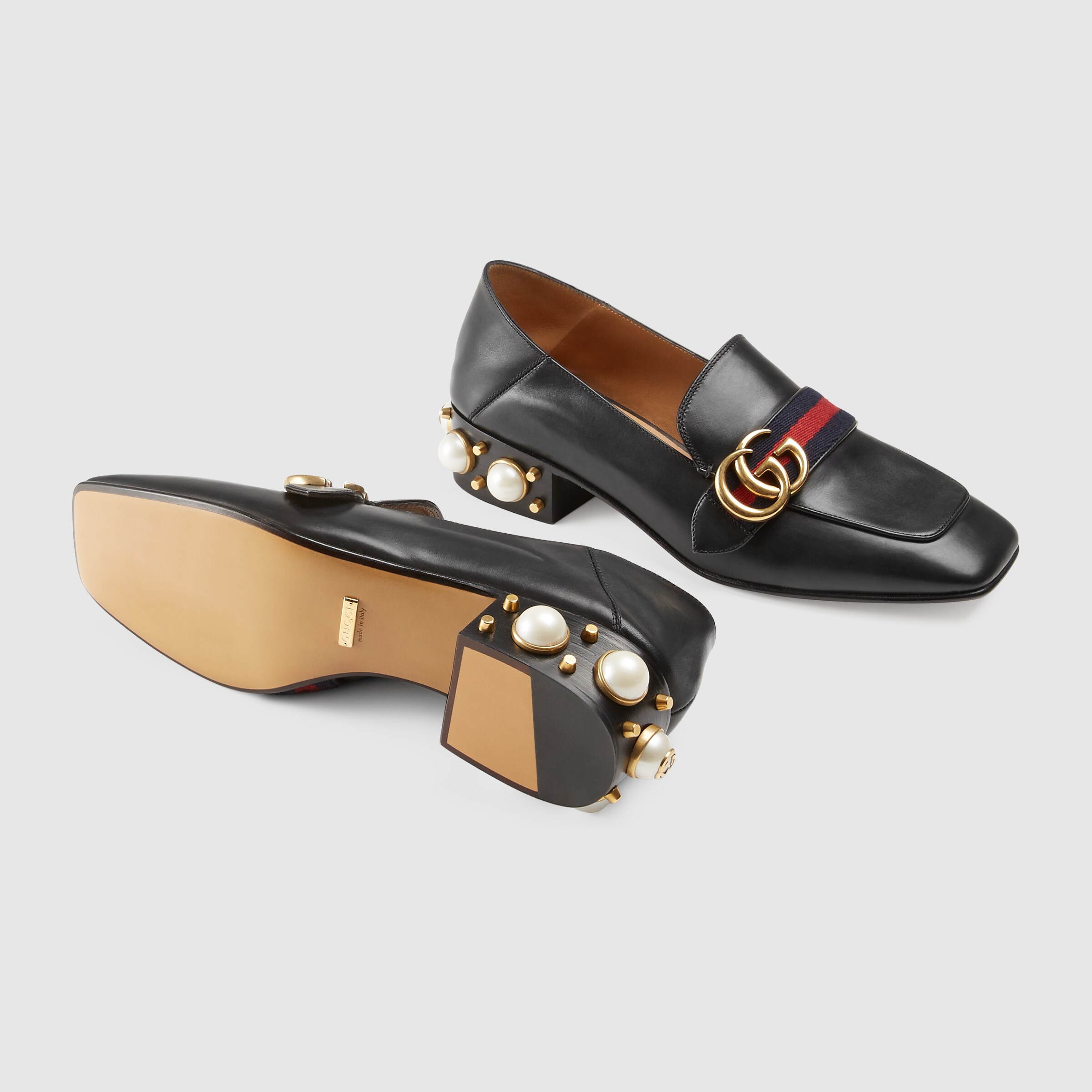loafers mid heel
