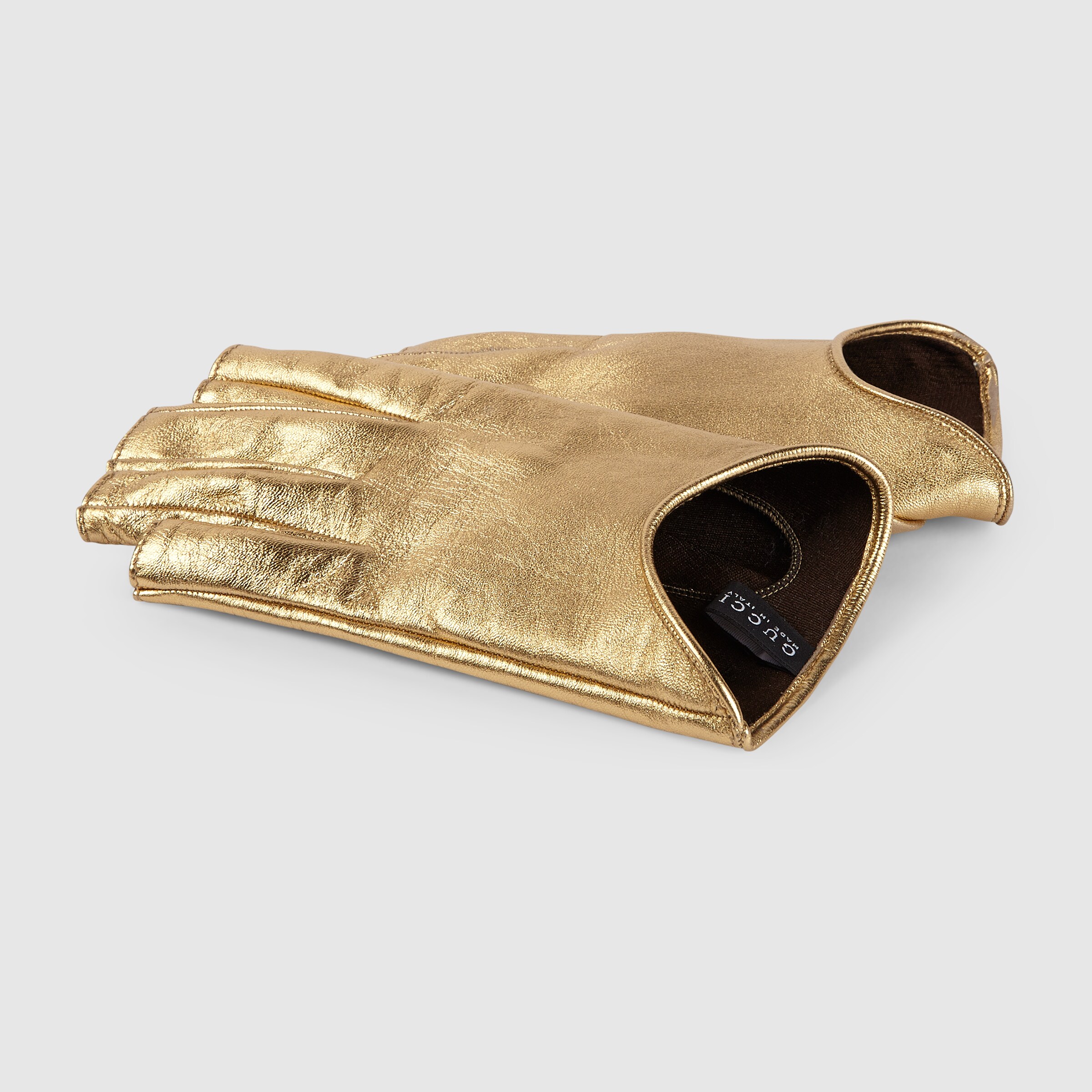 Metallic leather gloves Gucci Women's Gloves 421857DI9008000
