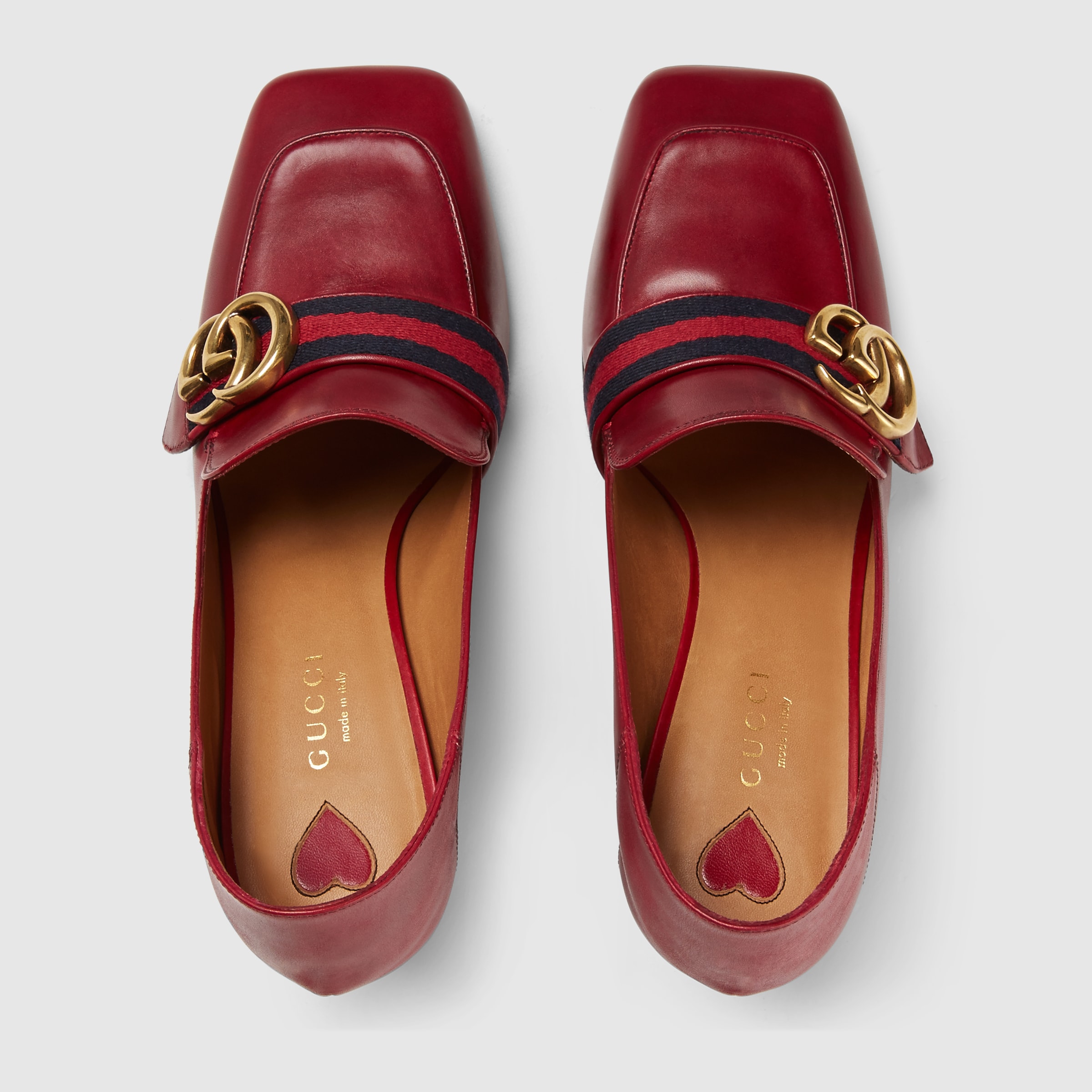 mocassin a talon gucci