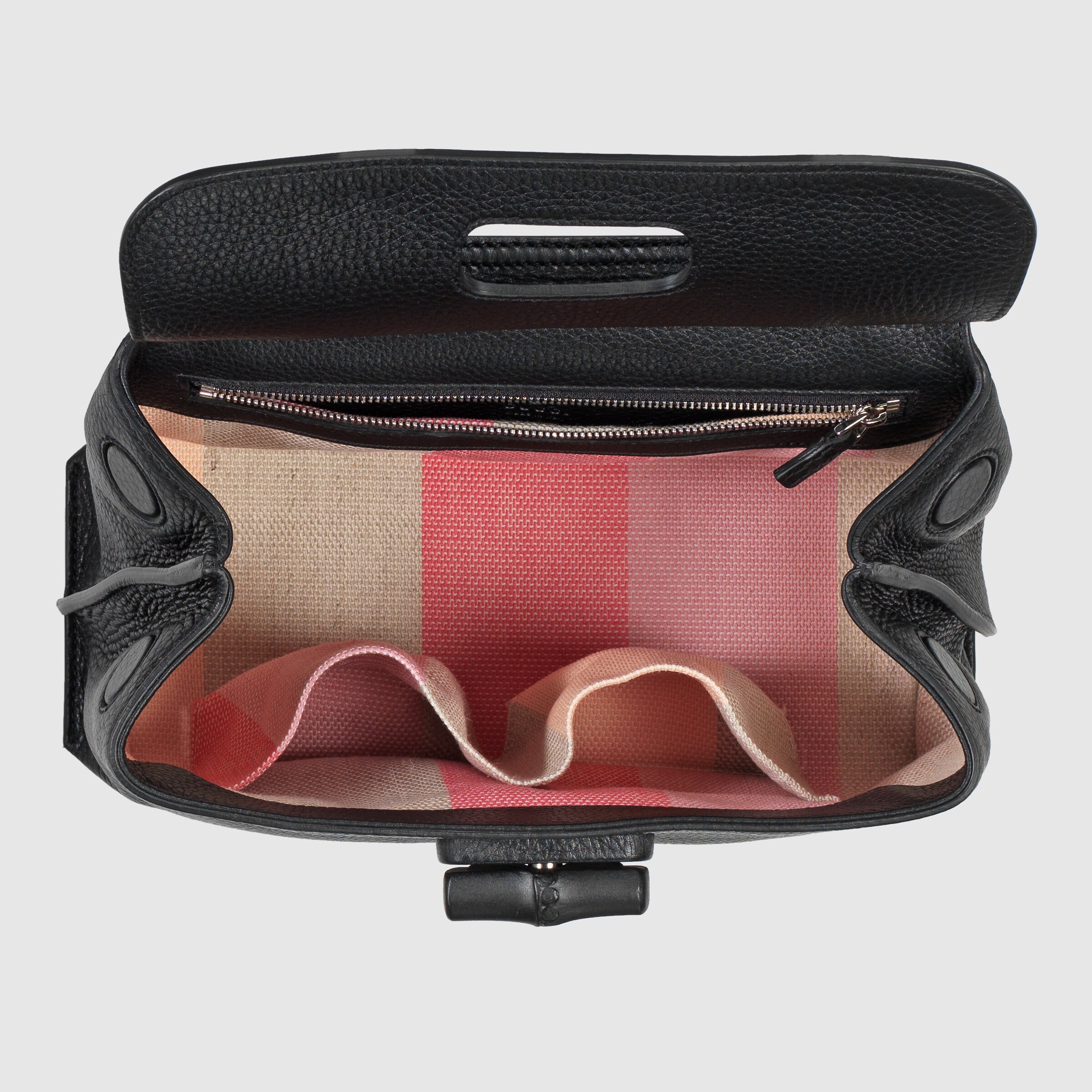 Gucci Women Bamboo Daily leather top handle bag 370831A7M0N1000