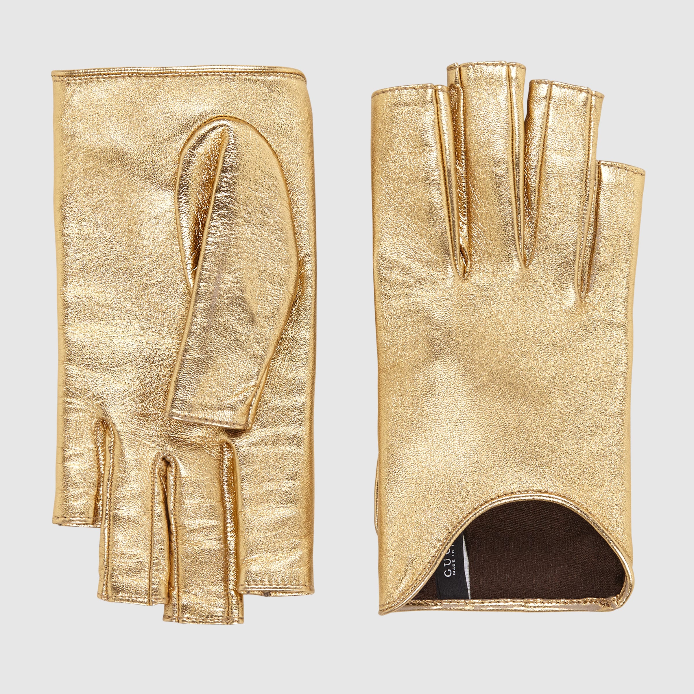 Metallic leather gloves Gucci Women's Gloves 421857DI9008000