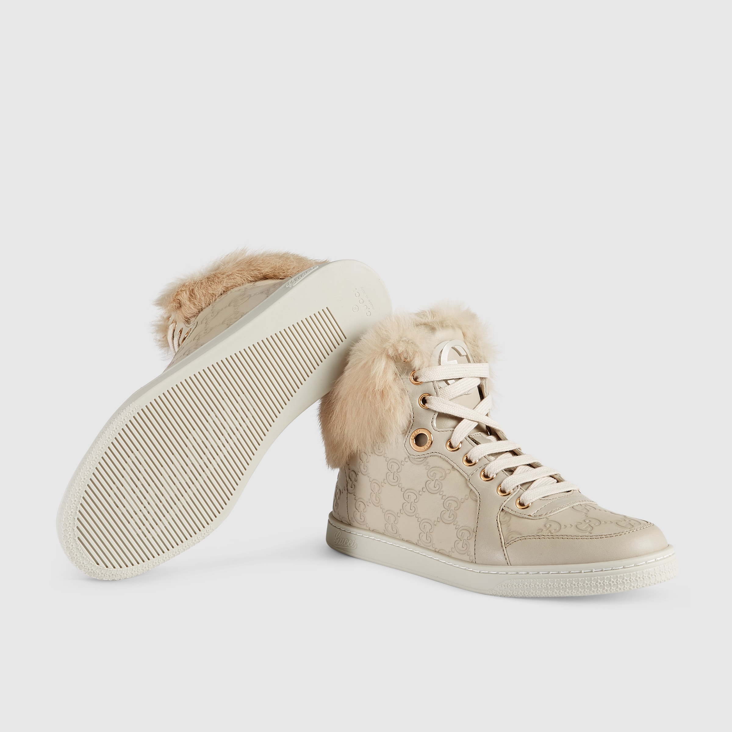 basket gucci fourrure
